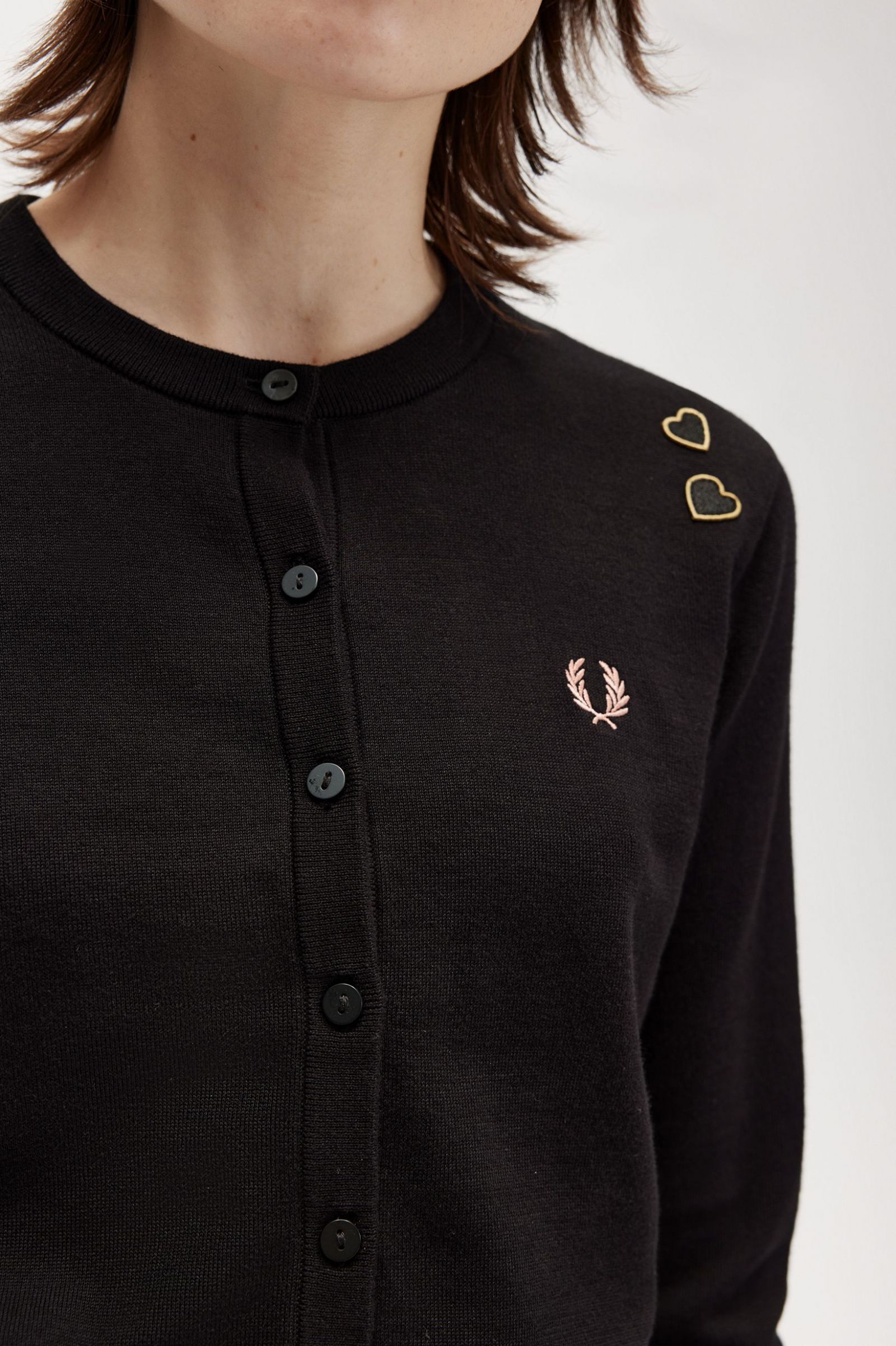 Amy Winehouse FoundationButton-Though Cardigan Black