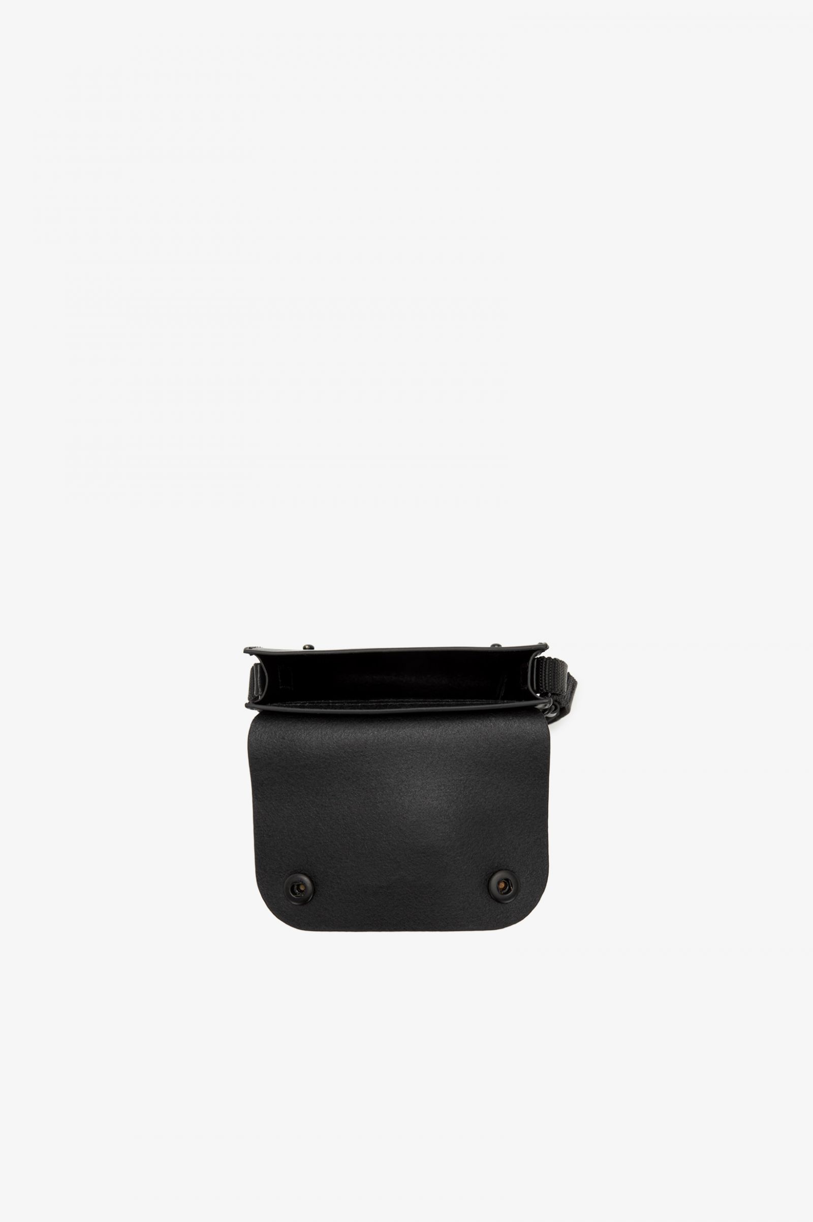 Burnished Leather Pouch Black