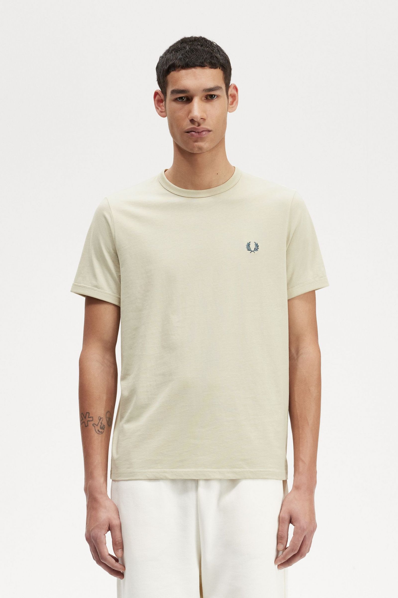 Ringer T-Shirt Light Oyster