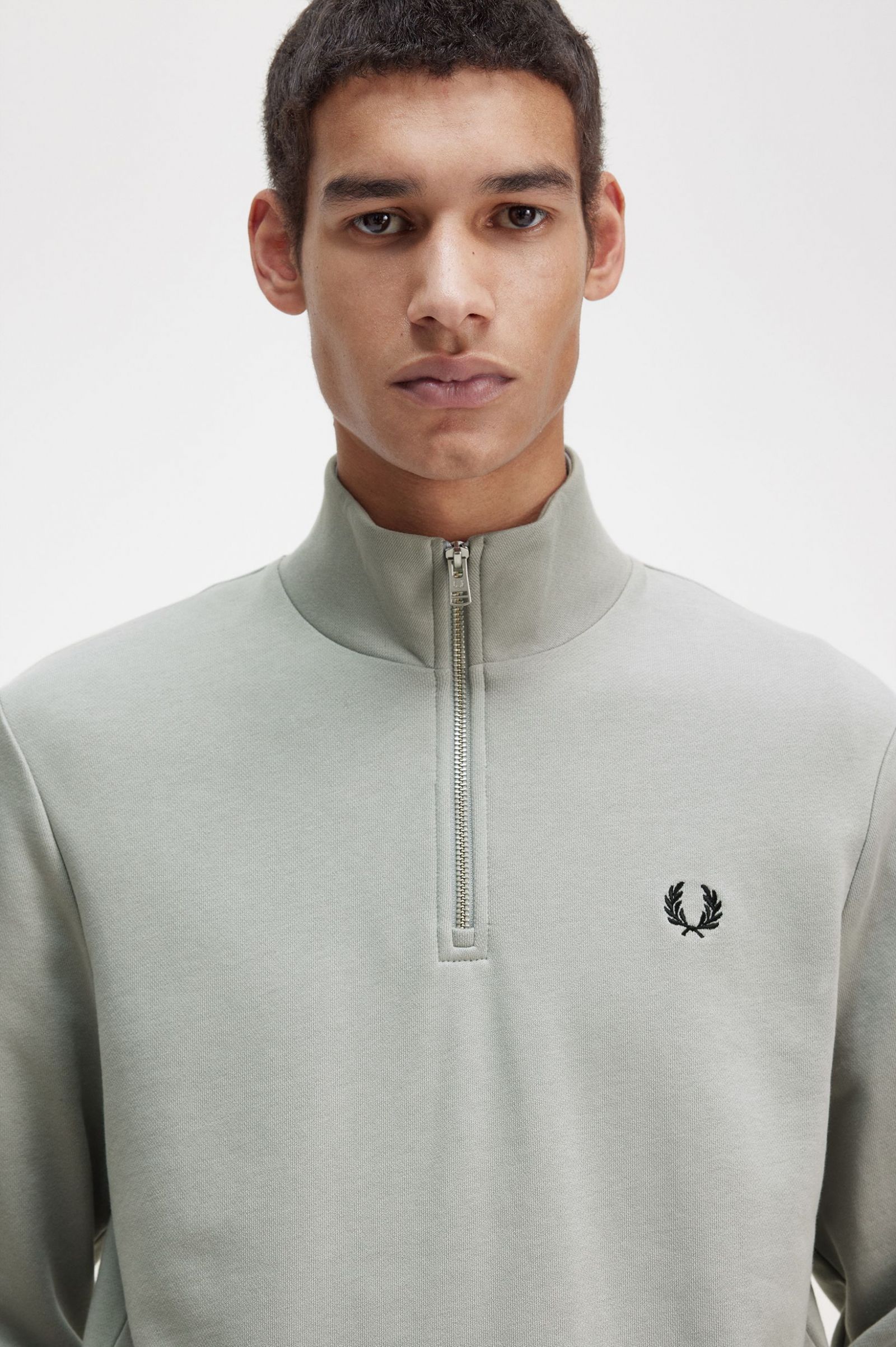 Half Zip Sweatshirt Limestone