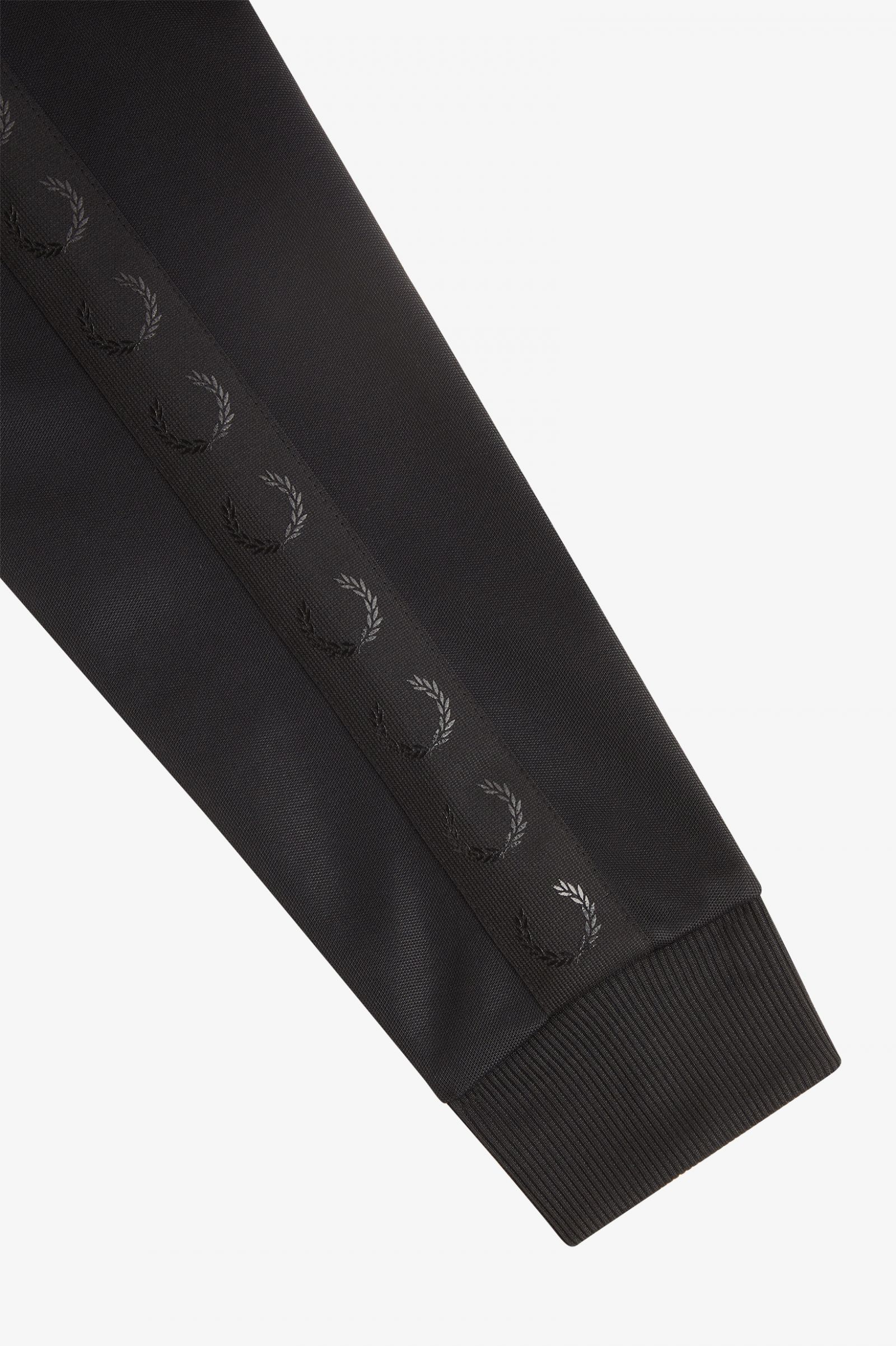 Tonal Tape Track Jacket Black