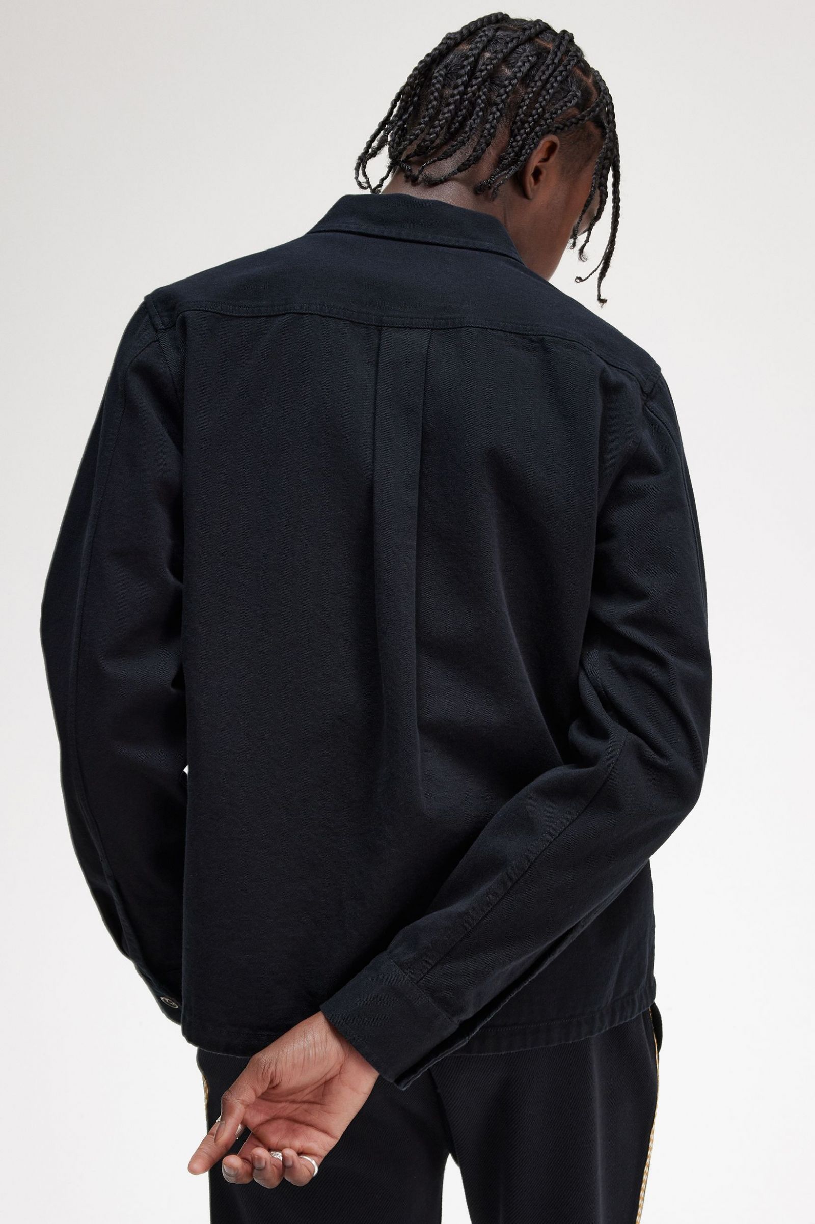 Twill Overshirt Black