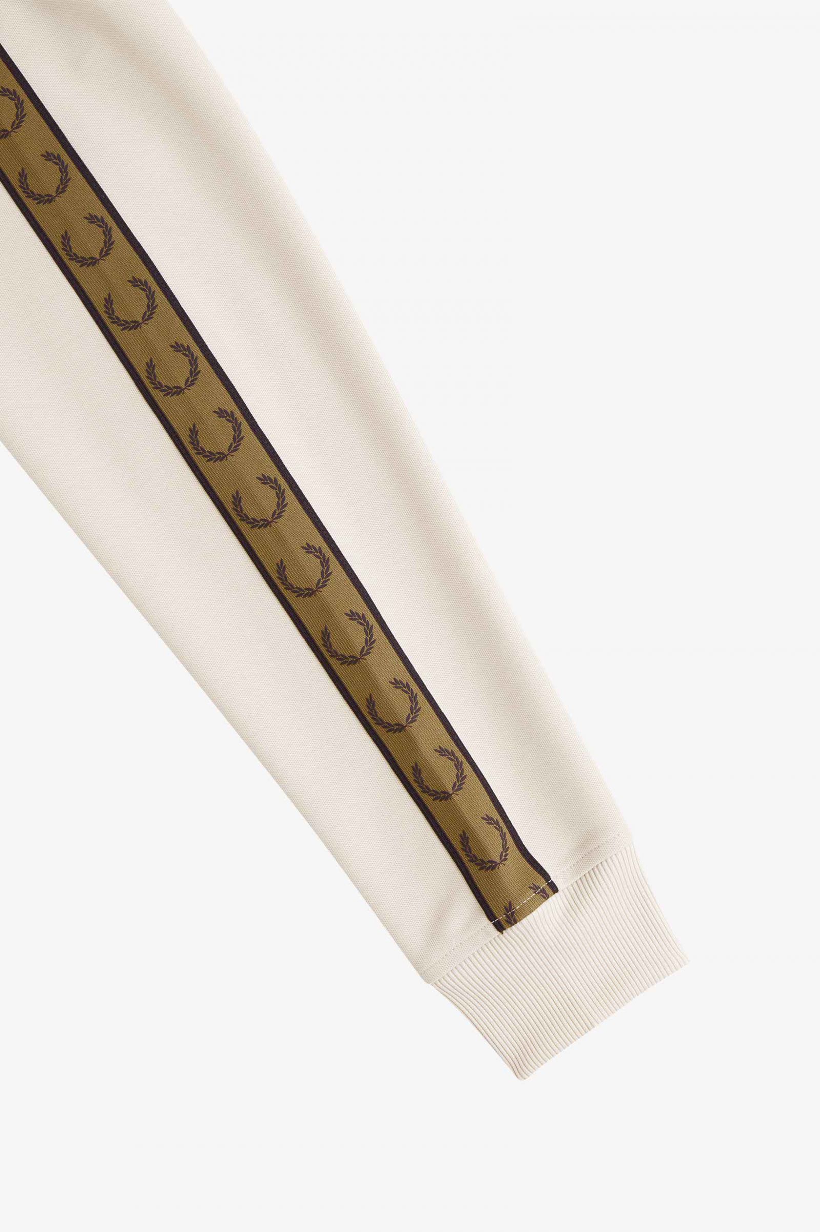 Contrast Tape Track Jacket Oatmeal / Shaded Stone