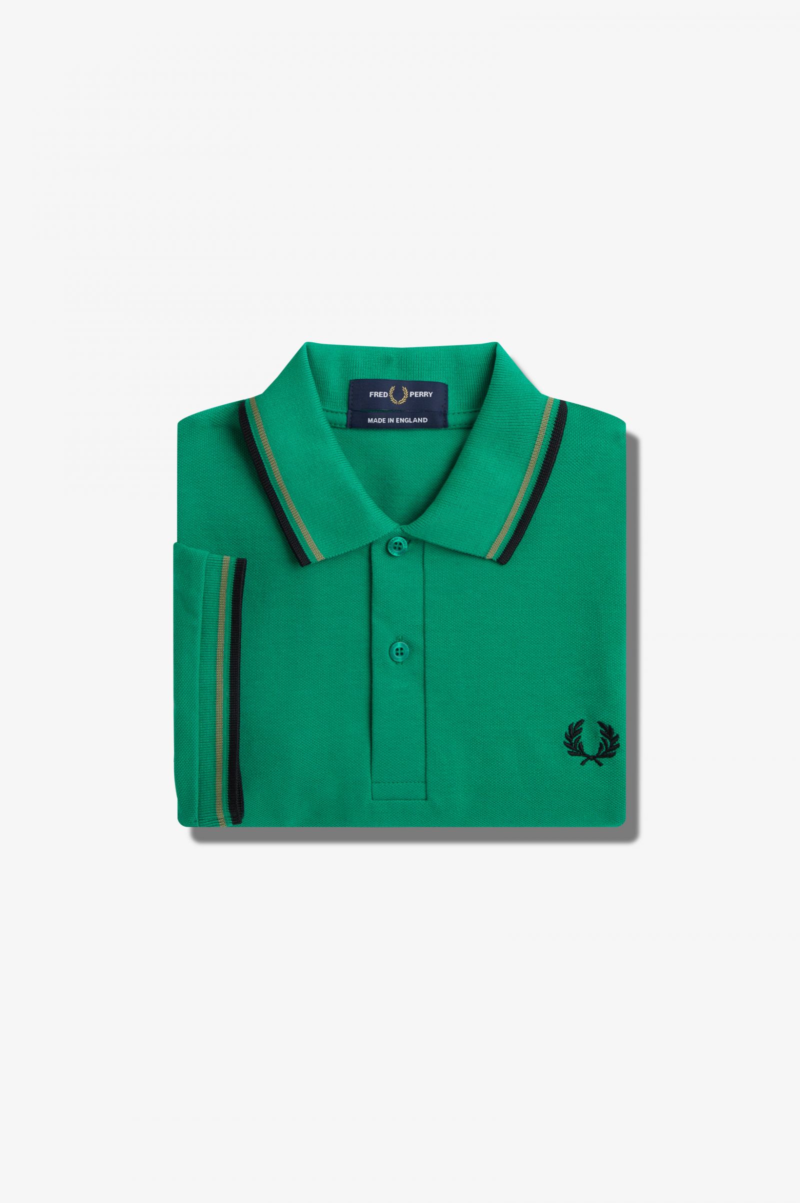 The Fred Perry ShirtM12 Fred Perry Green / Field Green / Black