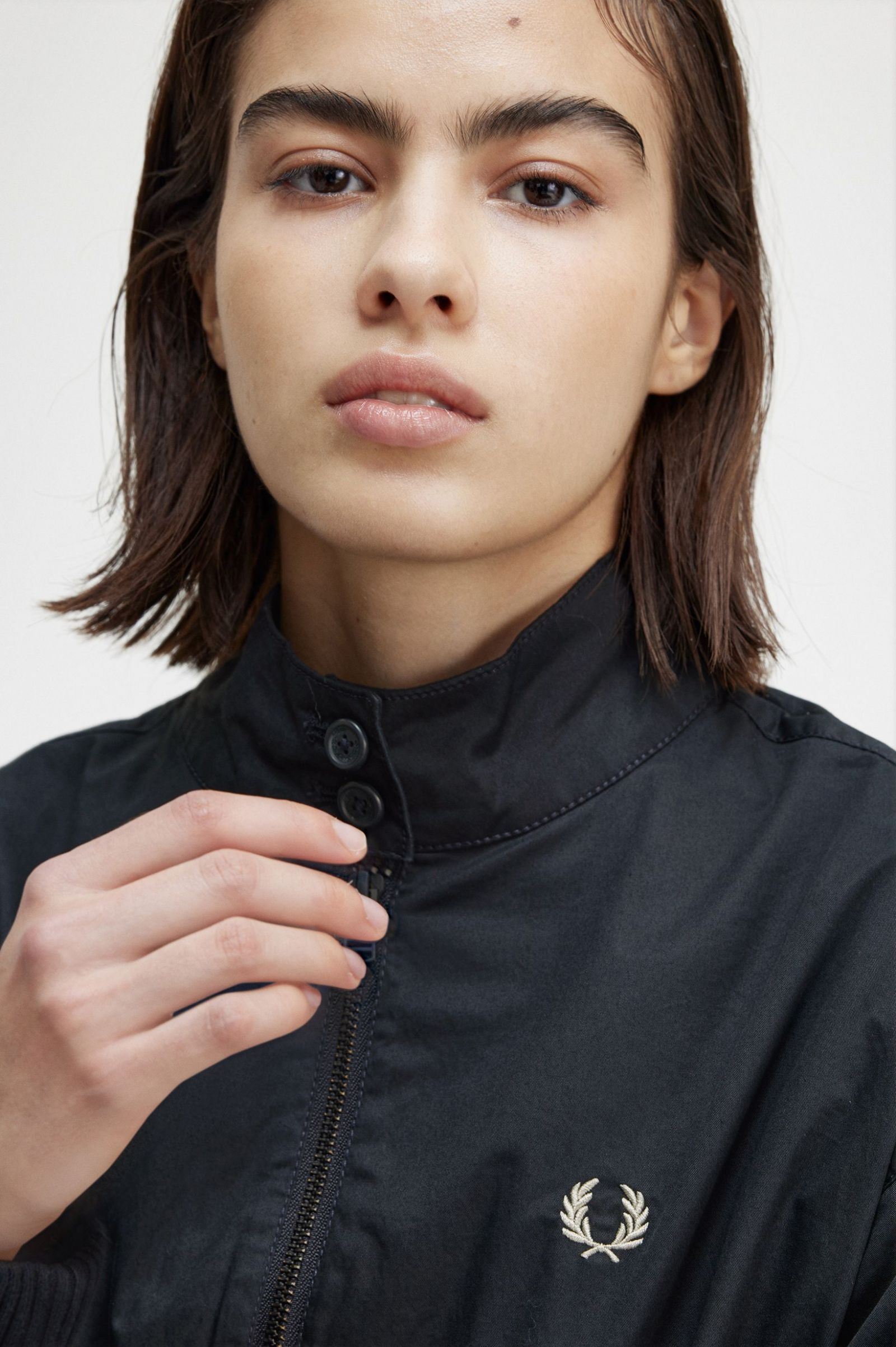 Batwing Zip-Through Jacket Navy