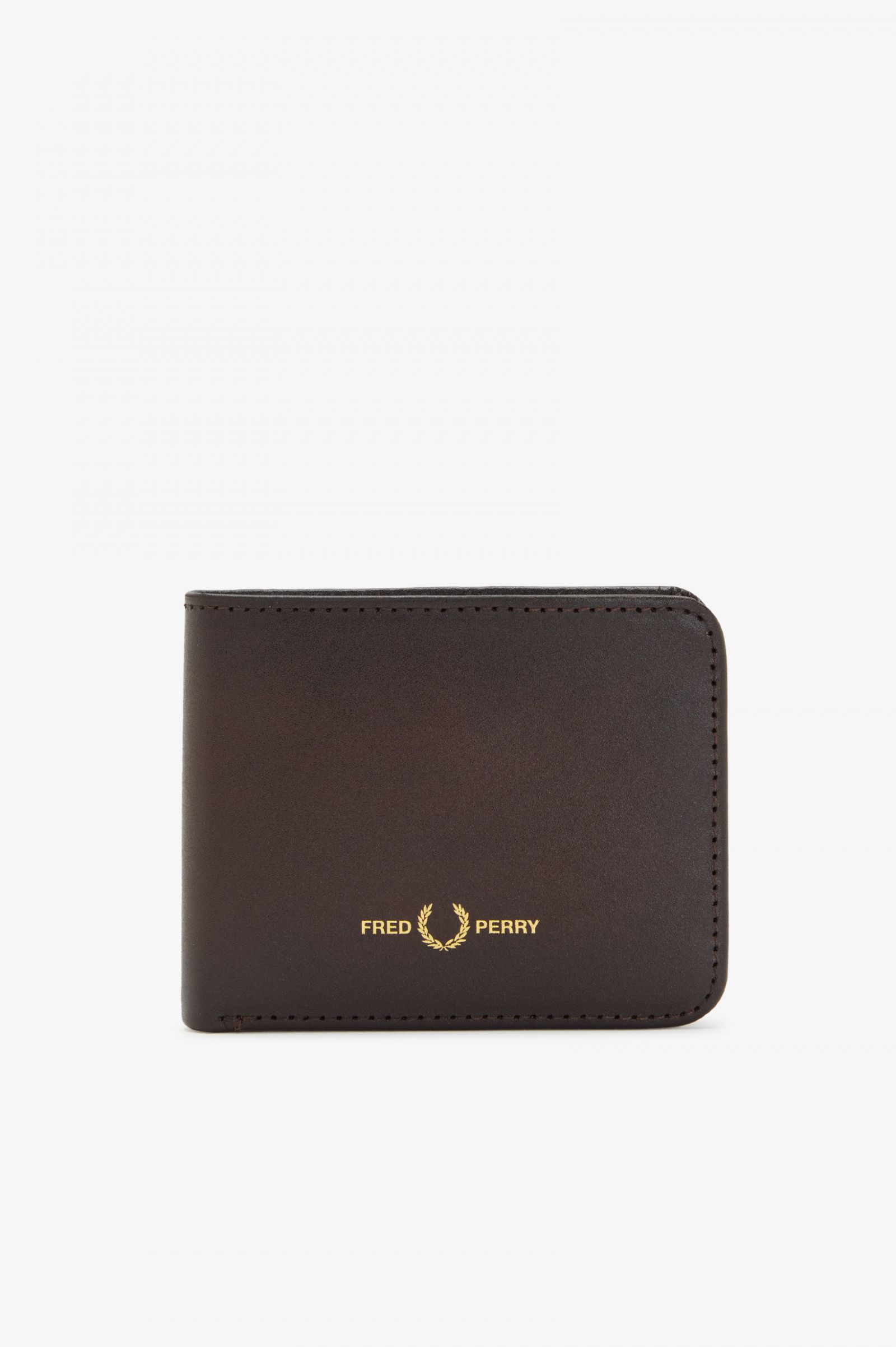 Burnished Leather Billfold Wallet Oxblood
