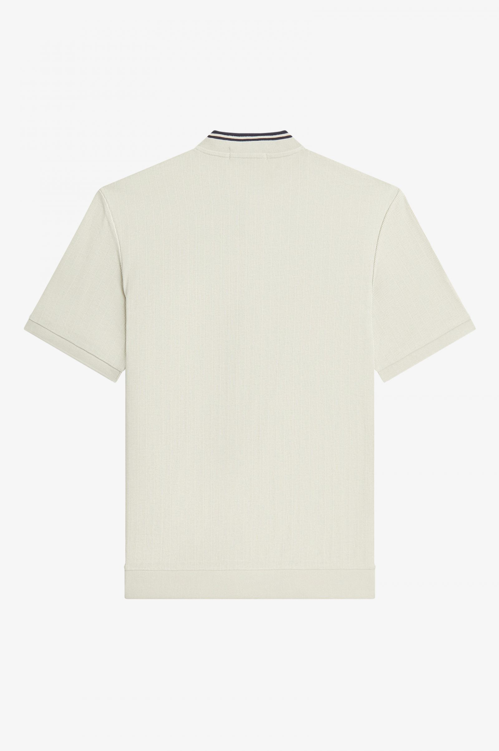 Henley Polo Shirt Light Oyster