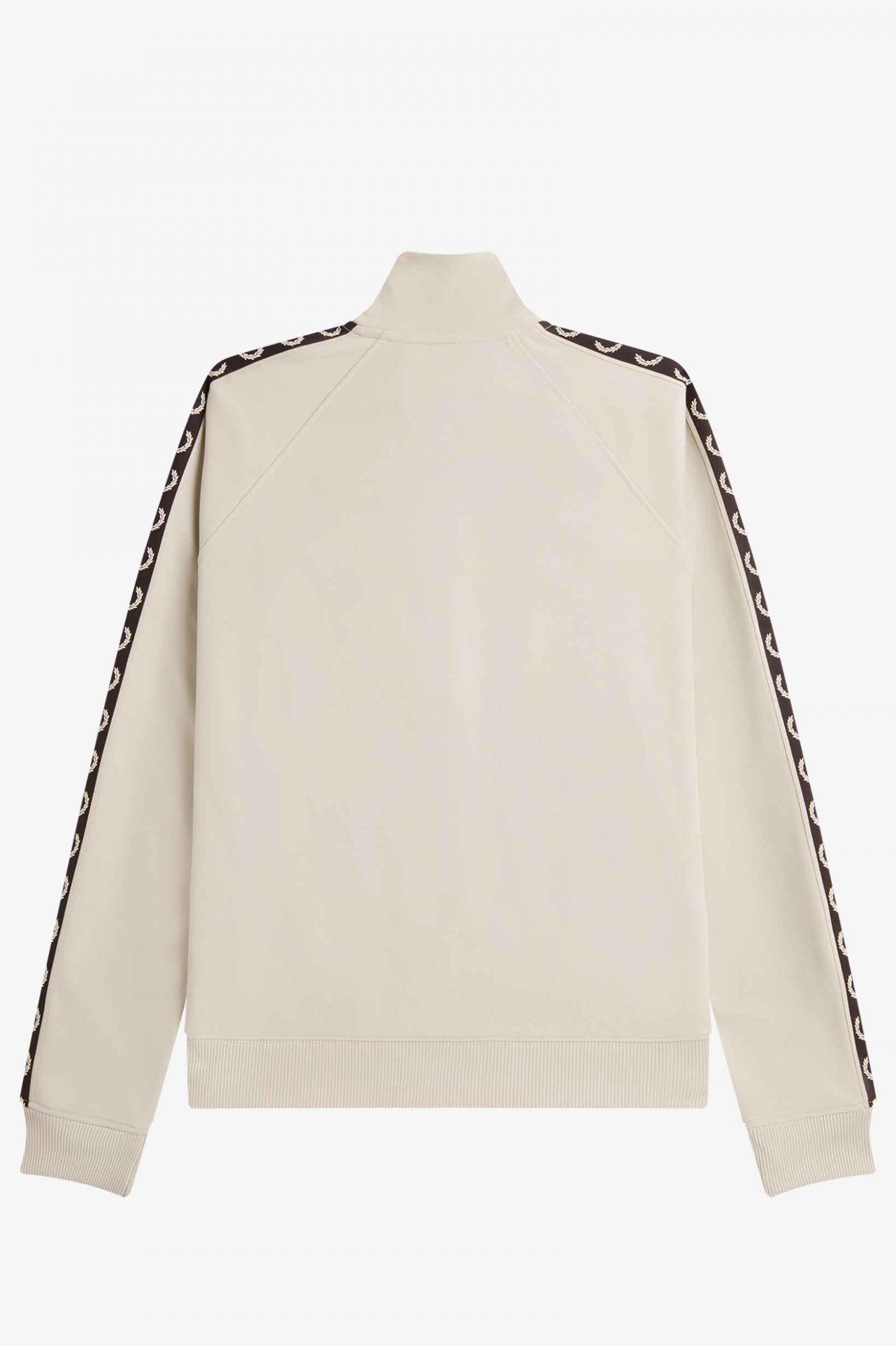 Contrast Tape Track Jacket Light Oyster / Black