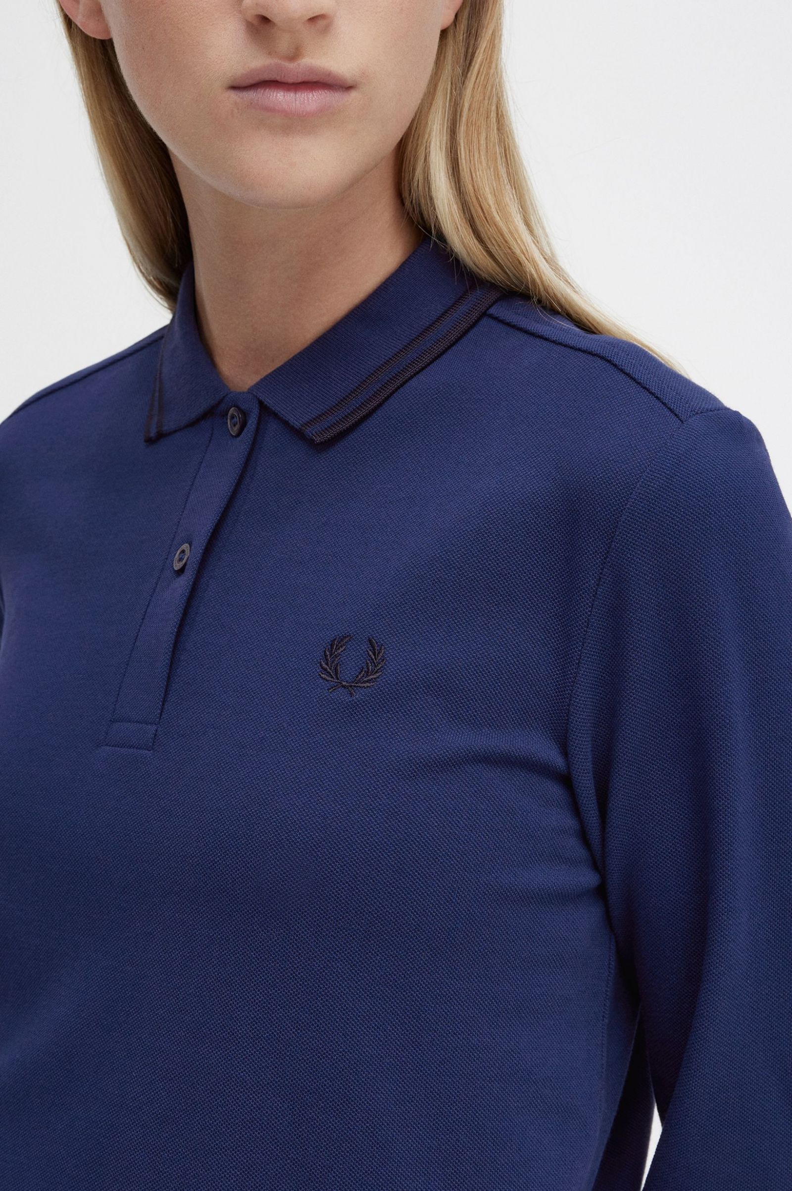 The Fred Perry ShirtG3636 French Navy / Black / Black