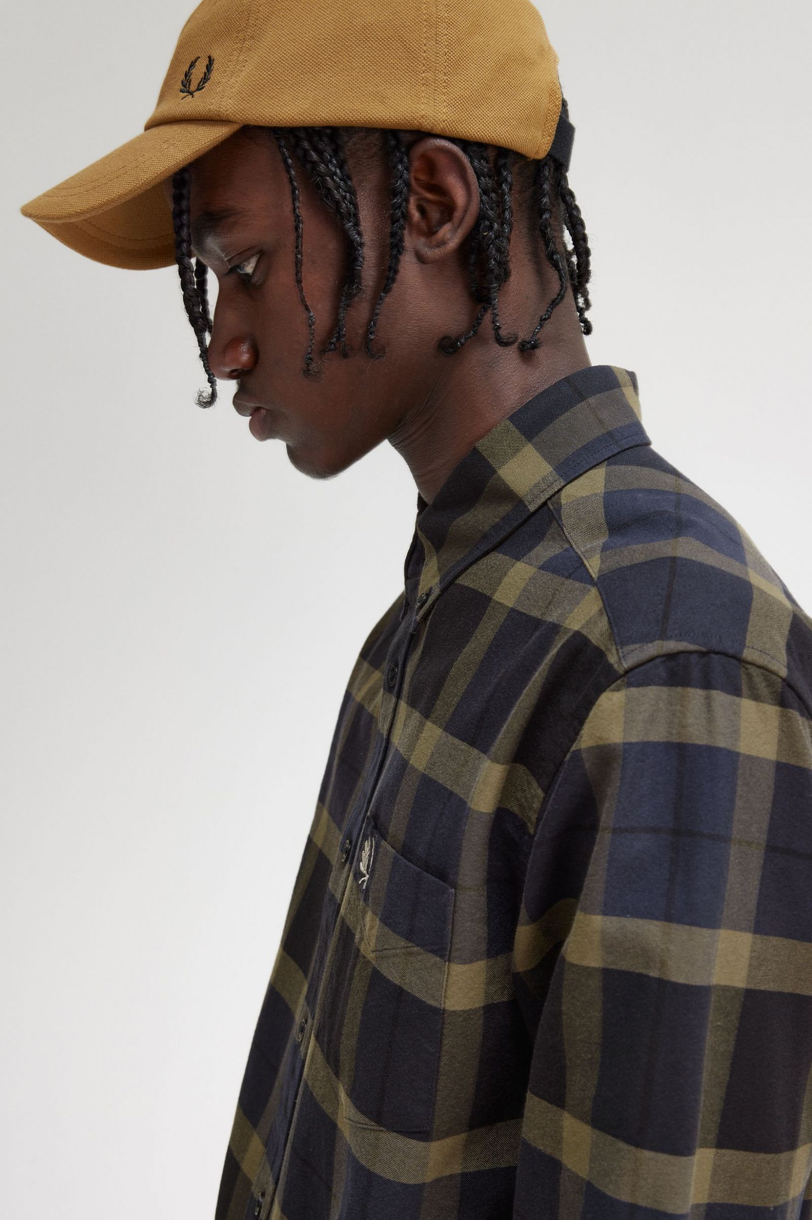 Tartan Shirt Uniform Green