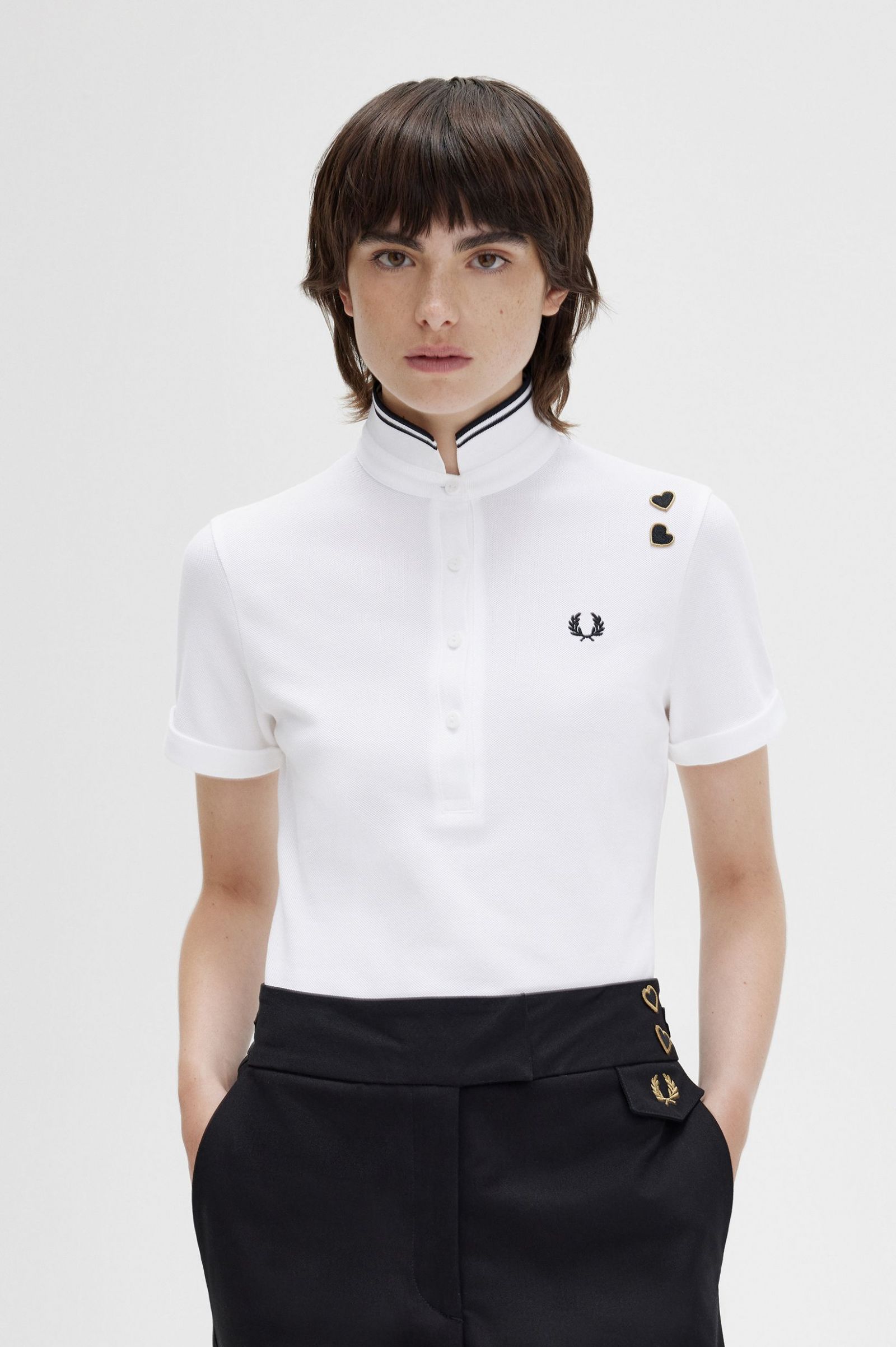 Amy Winehouse FoundationAmy Fred Perry Shirt White