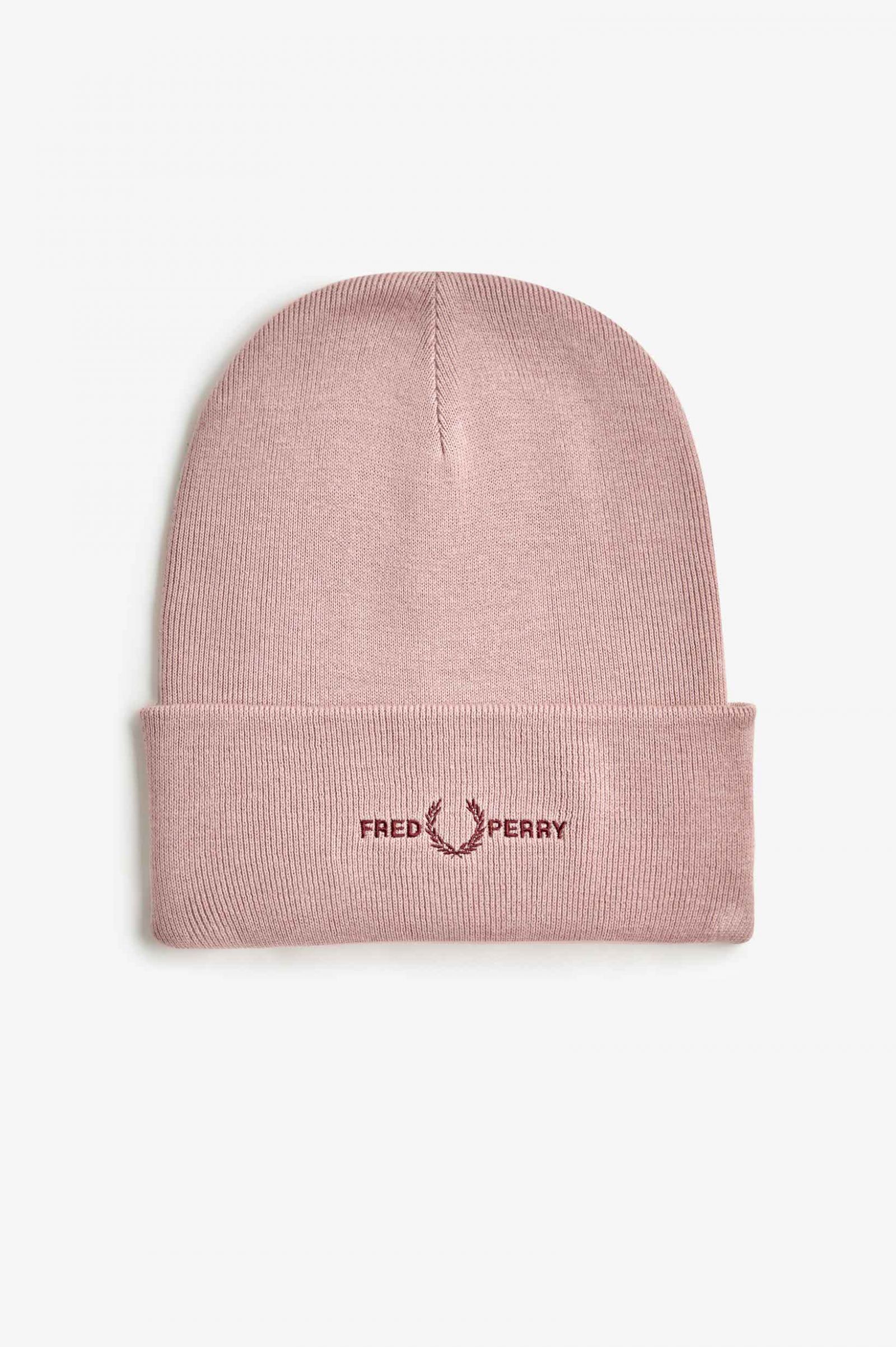 Graphic Beanie Dusty Rose Pink / Oxblood