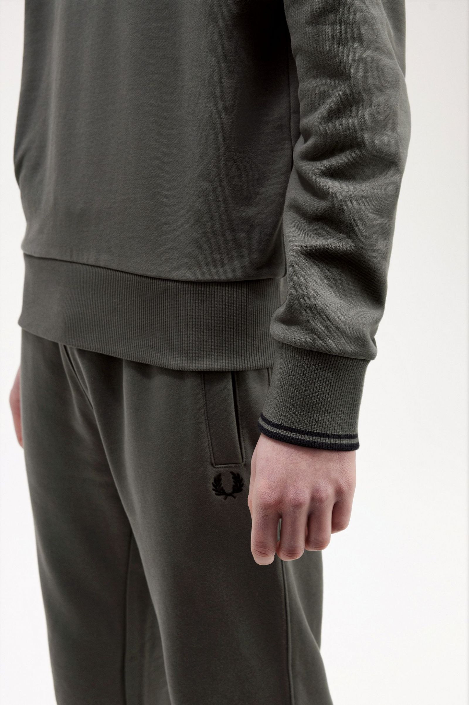 Crew Neck Sweatshirt Field Green