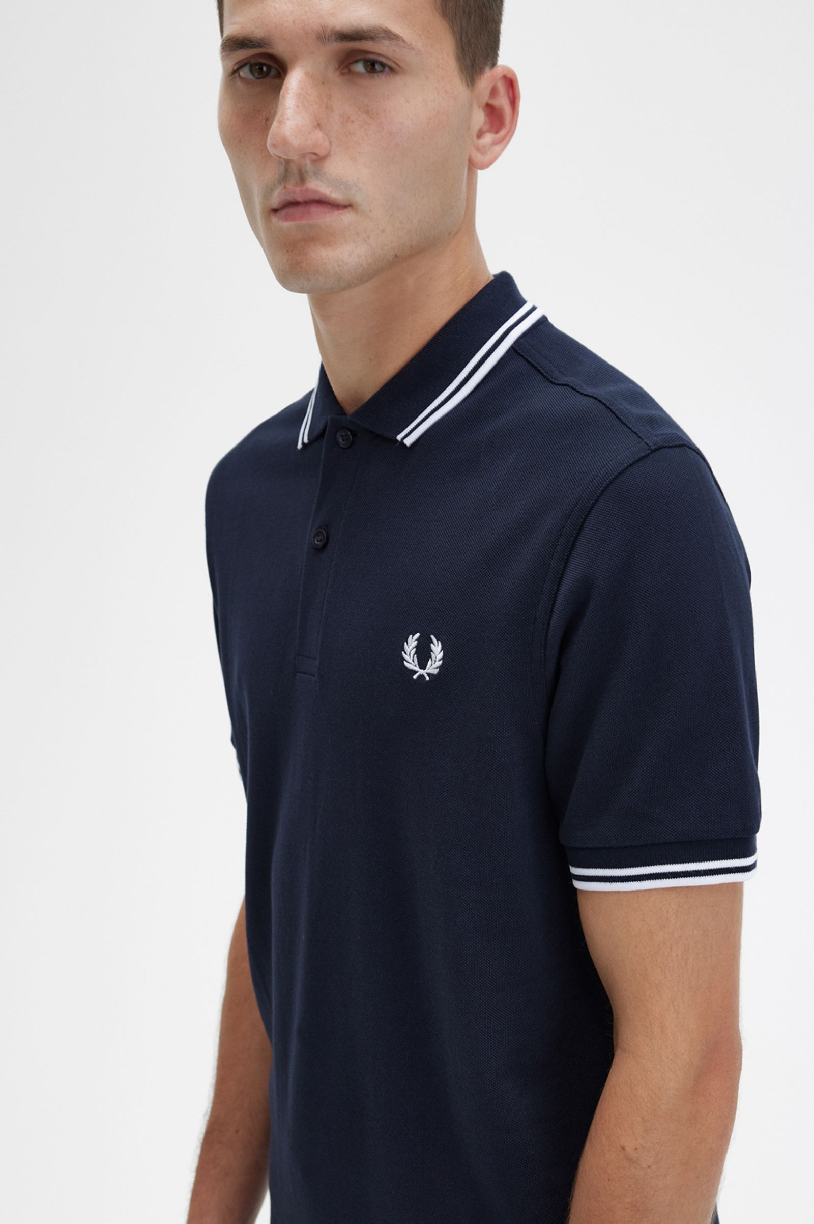 The Fred Perry ShirtM3600 Navy / White / White