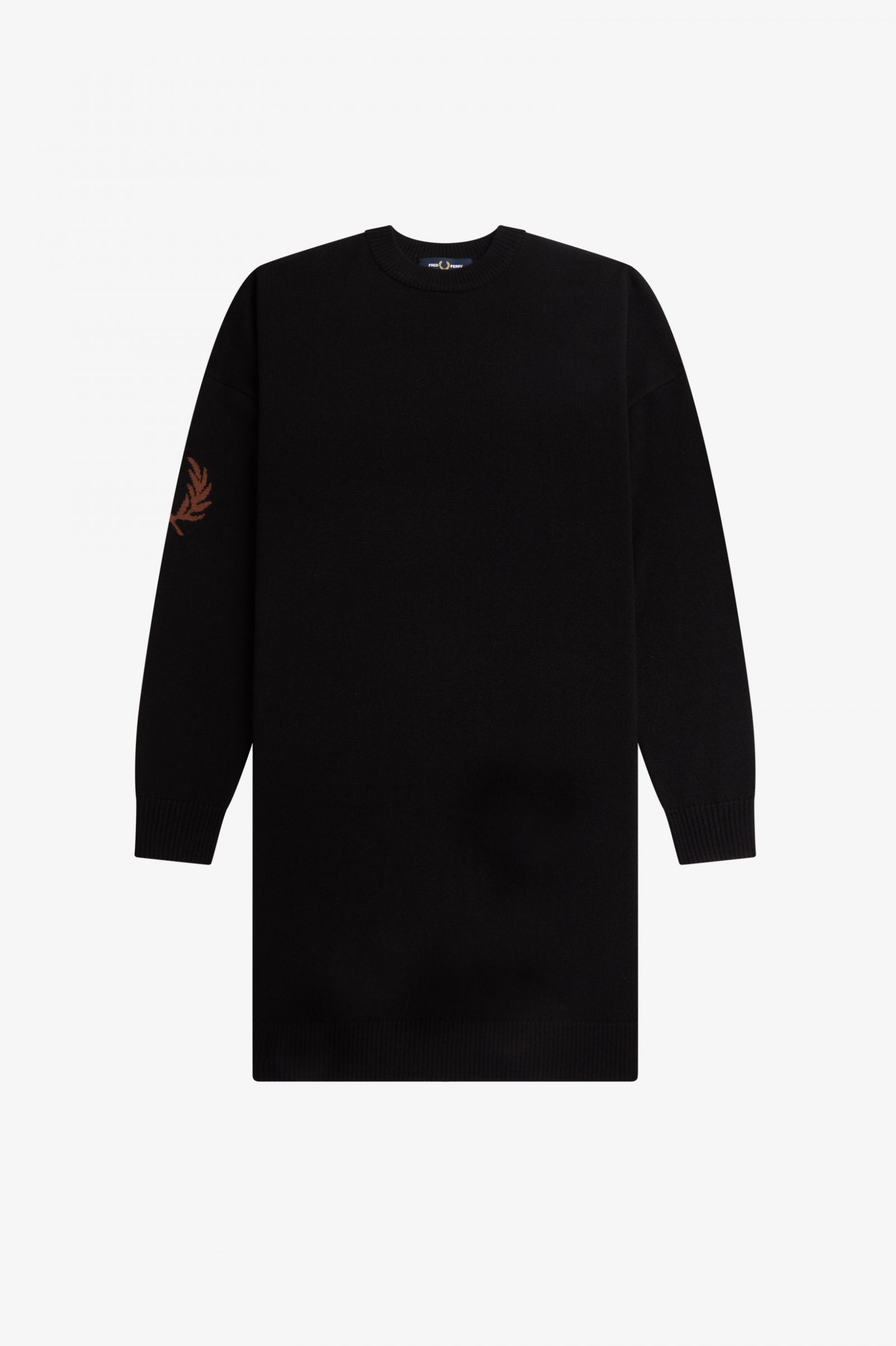 Laurel Wreath Knitted Dress Black