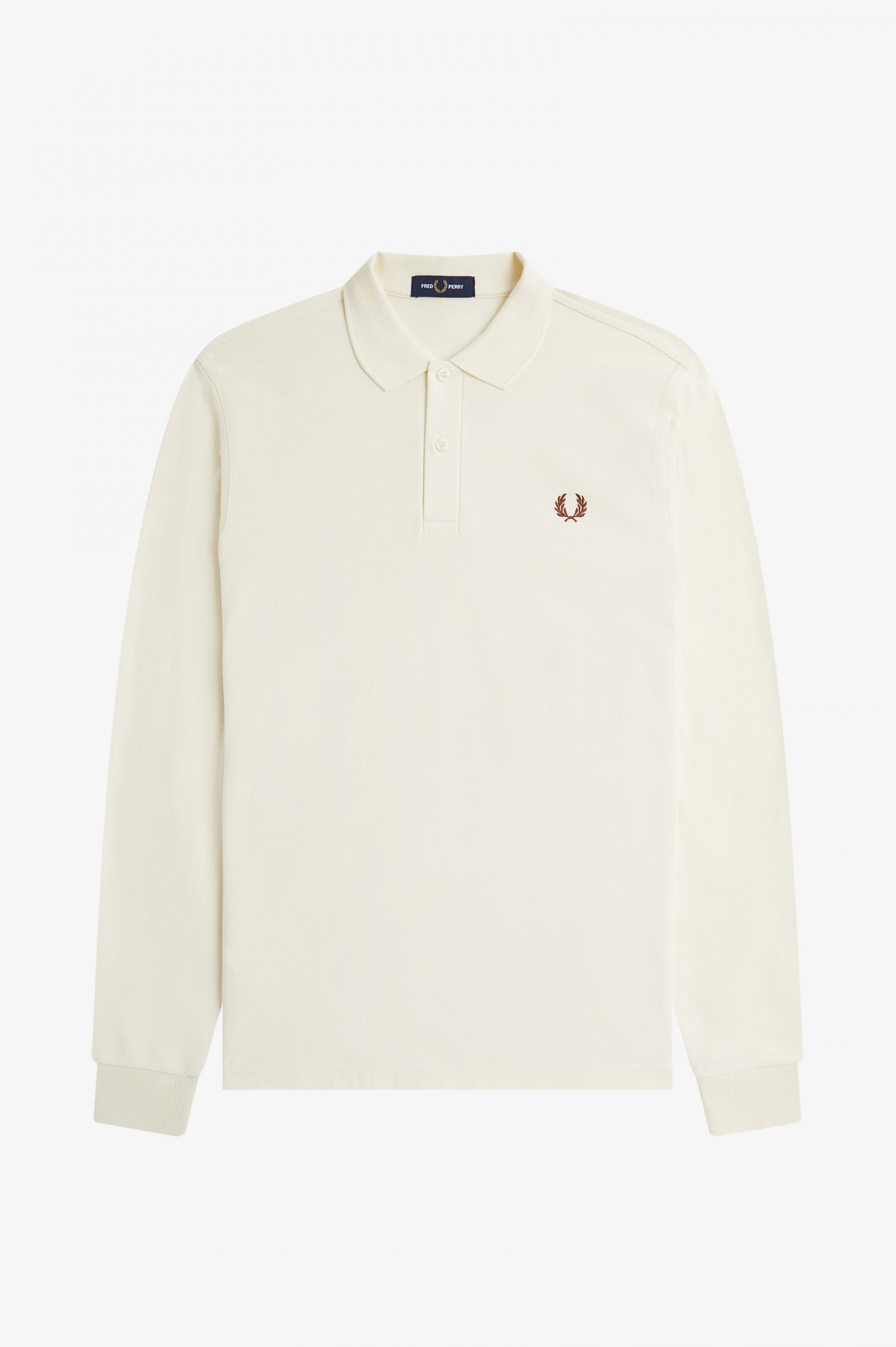 The Fred Perry ShirtM6006 Ecru Whisky Brown