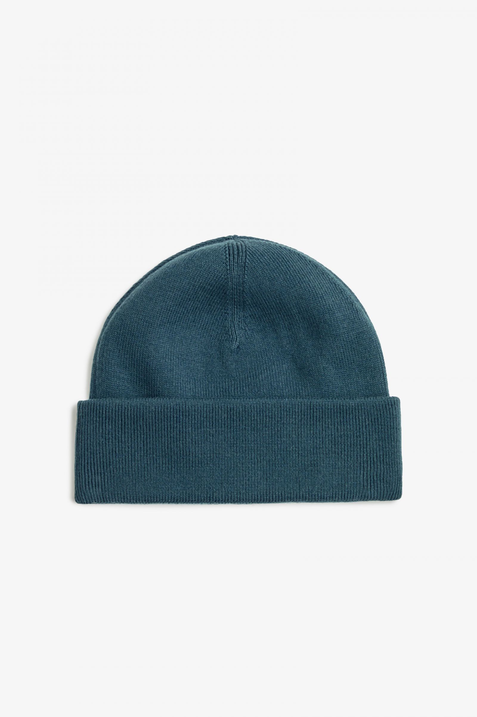 Classic Beanie Petrol Blue / Light Oyster