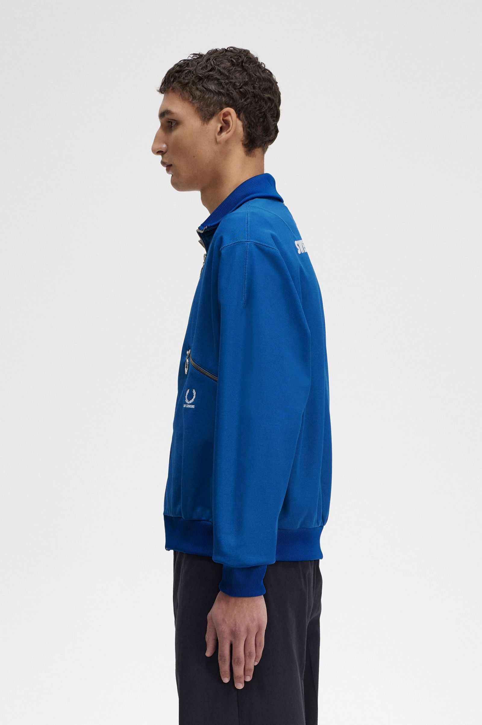 Raf SimonsPrinted Track Jacket Royal Blue