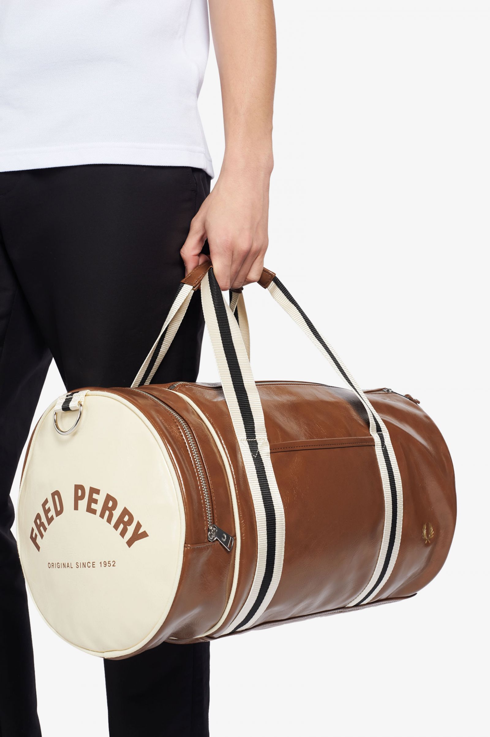 Classic Barrel Bag Tan / Ecru