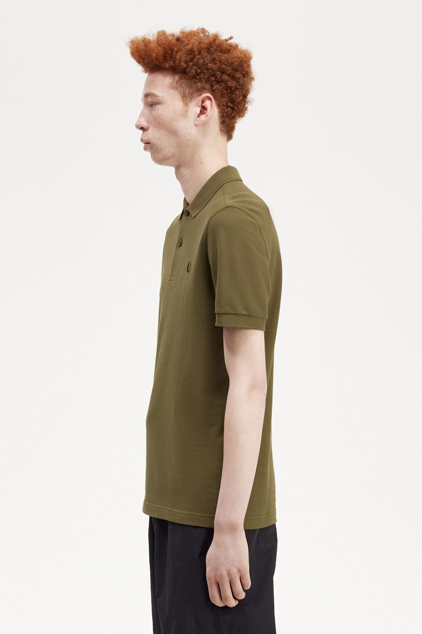 The Fred Perry ShirtM6000 Uniform Green / Black