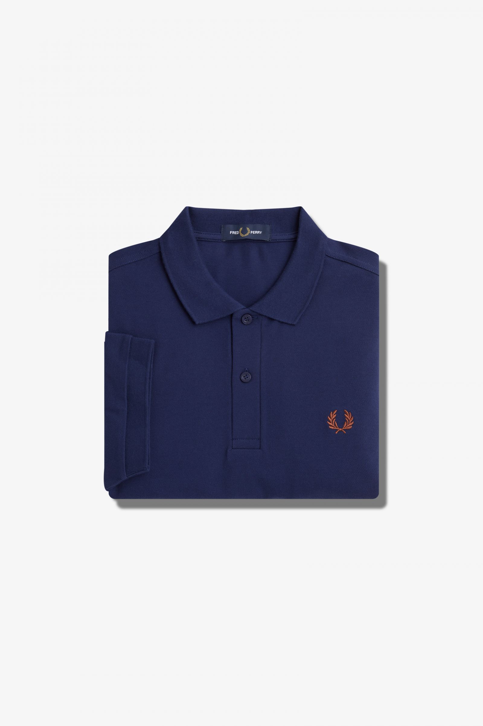 The Fred Perry ShirtM6000 French Navy / Whisky Brown