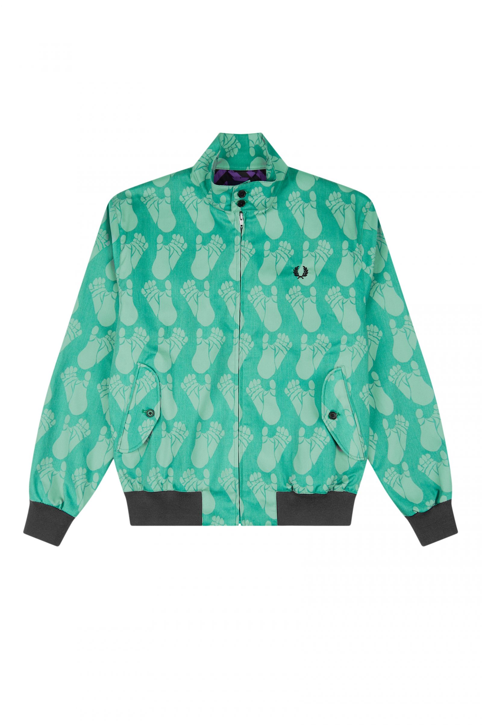 GorillazPrinted Harrington Jacket Gold