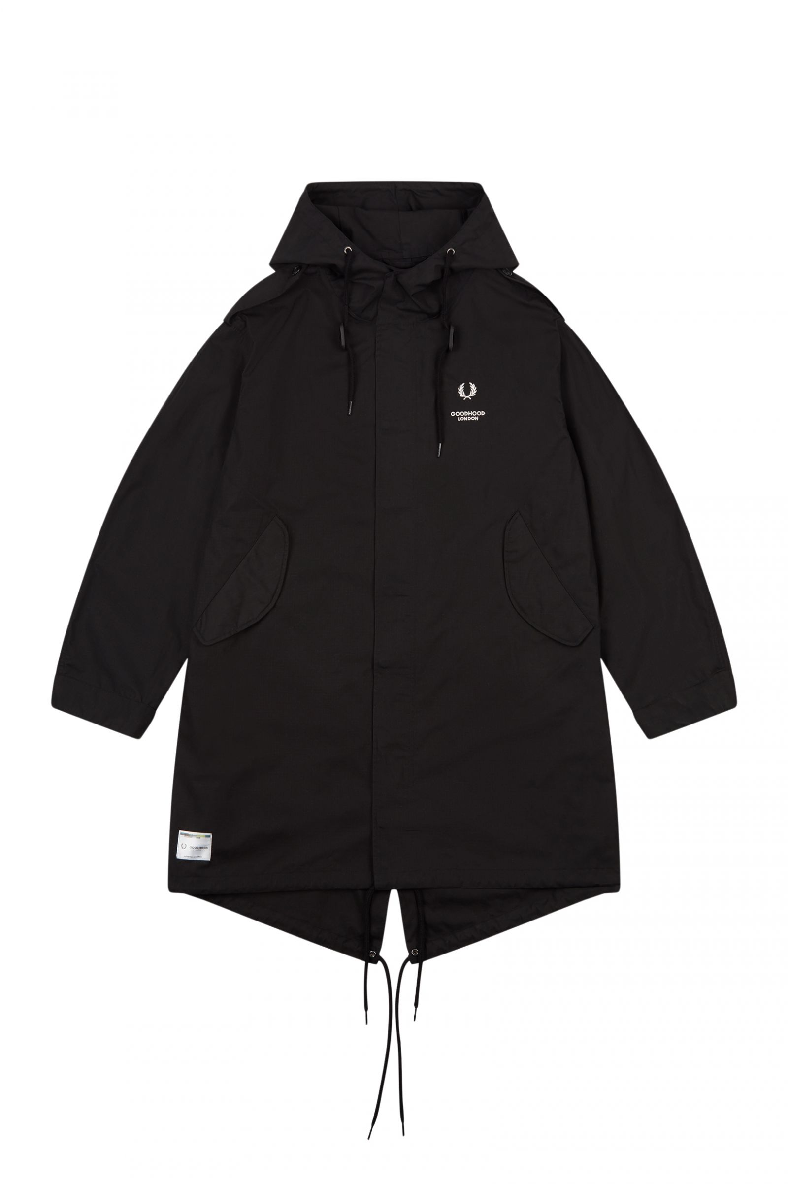 GoodhoodUnlined Printed Patch Parka