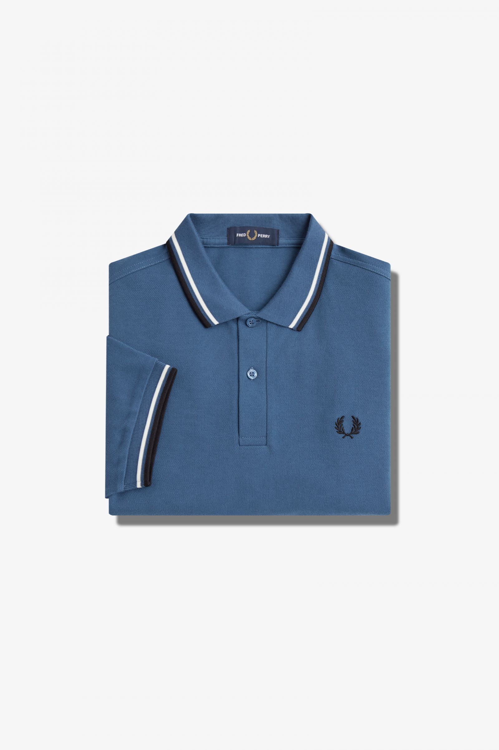 The Fred Perry ShirtM3600 Midnight Blue / Snow White / Black