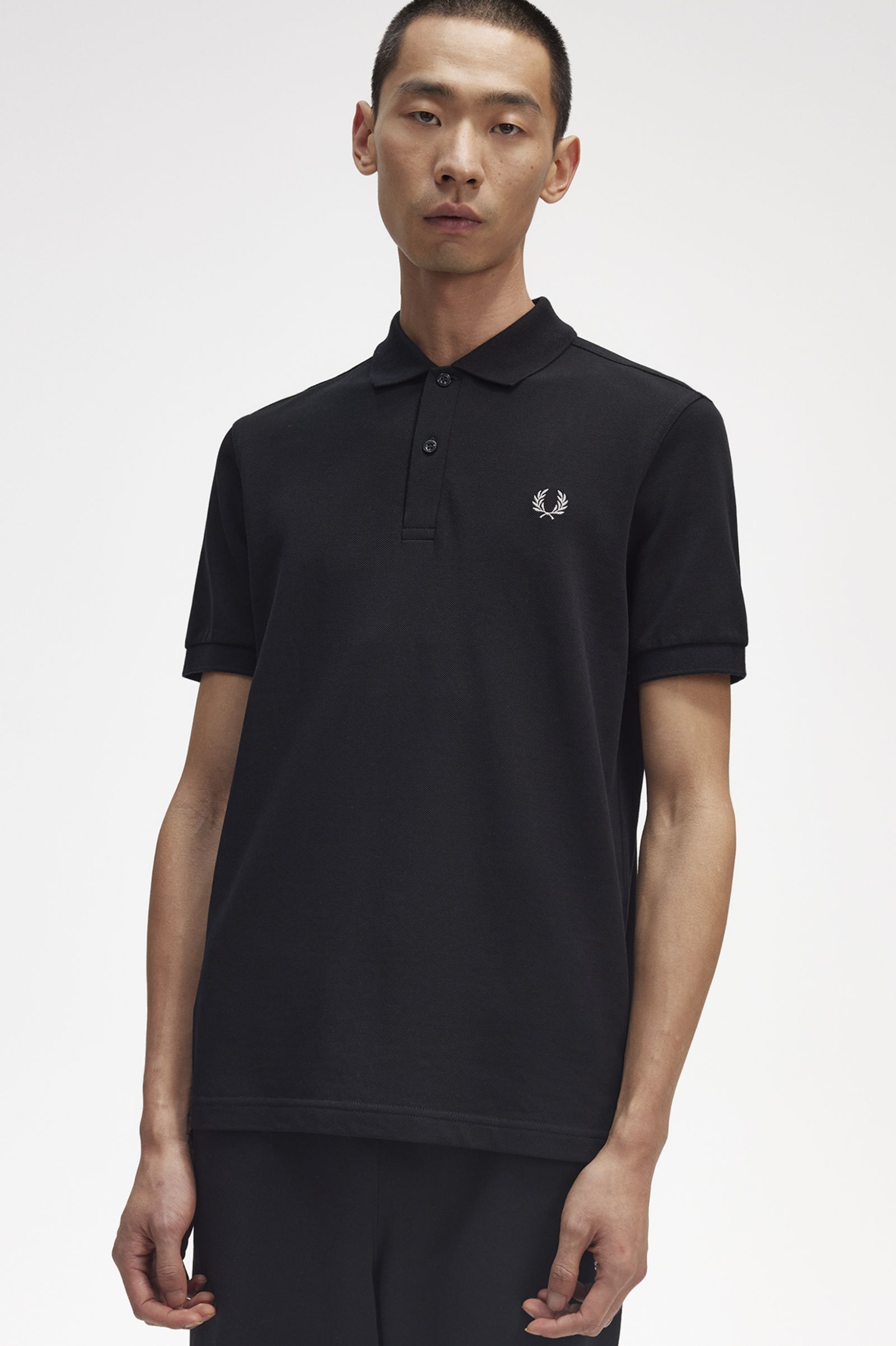 The Fred Perry ShirtM6000 Black / Chrome