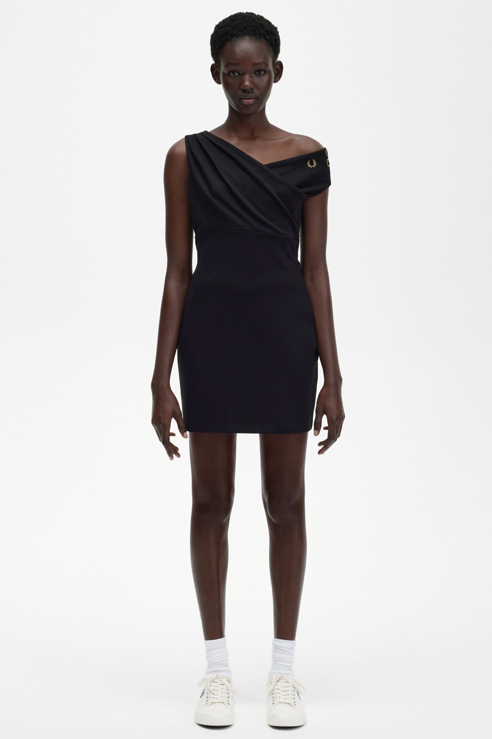 Amy Winehouse FoundationOff-The-Shoulder Dress Black