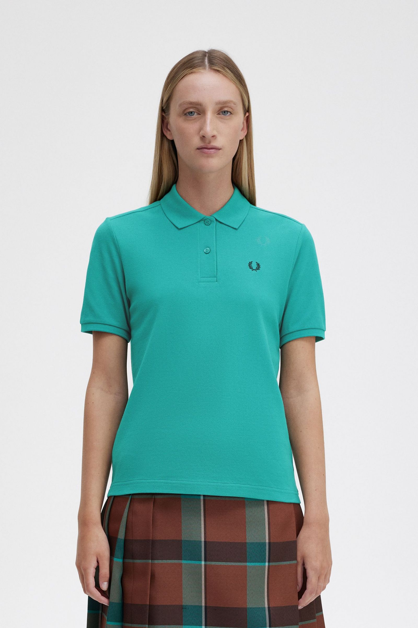 The Fred Perry ShirtG6000 Deep Mint / Black
