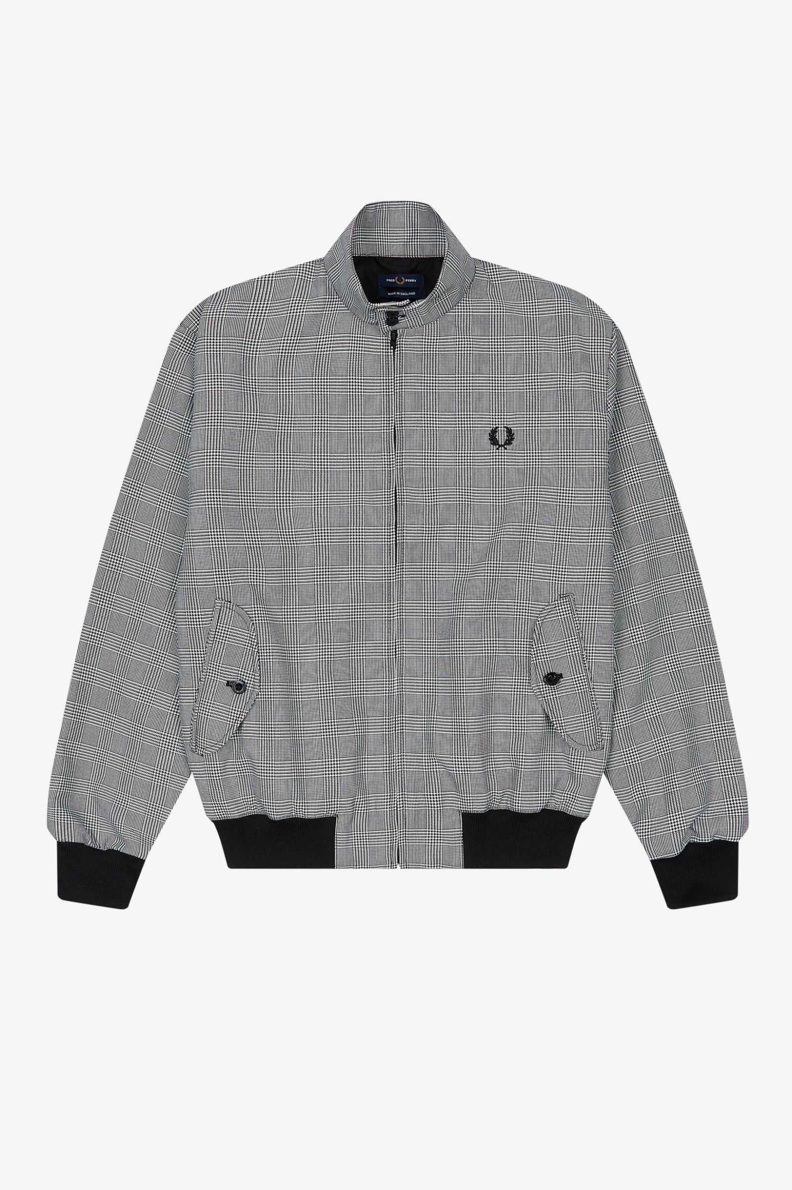 Made In EnglandPrince of Wales Harrington Jacket Navy