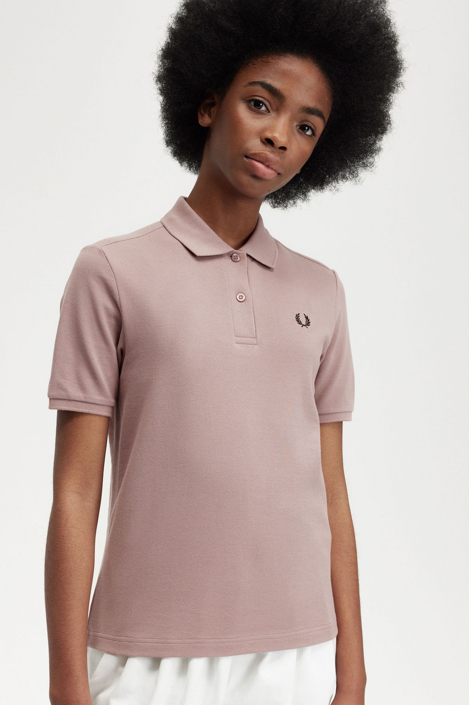 The Fred Perry ShirtG6000 Dark Pink / Black