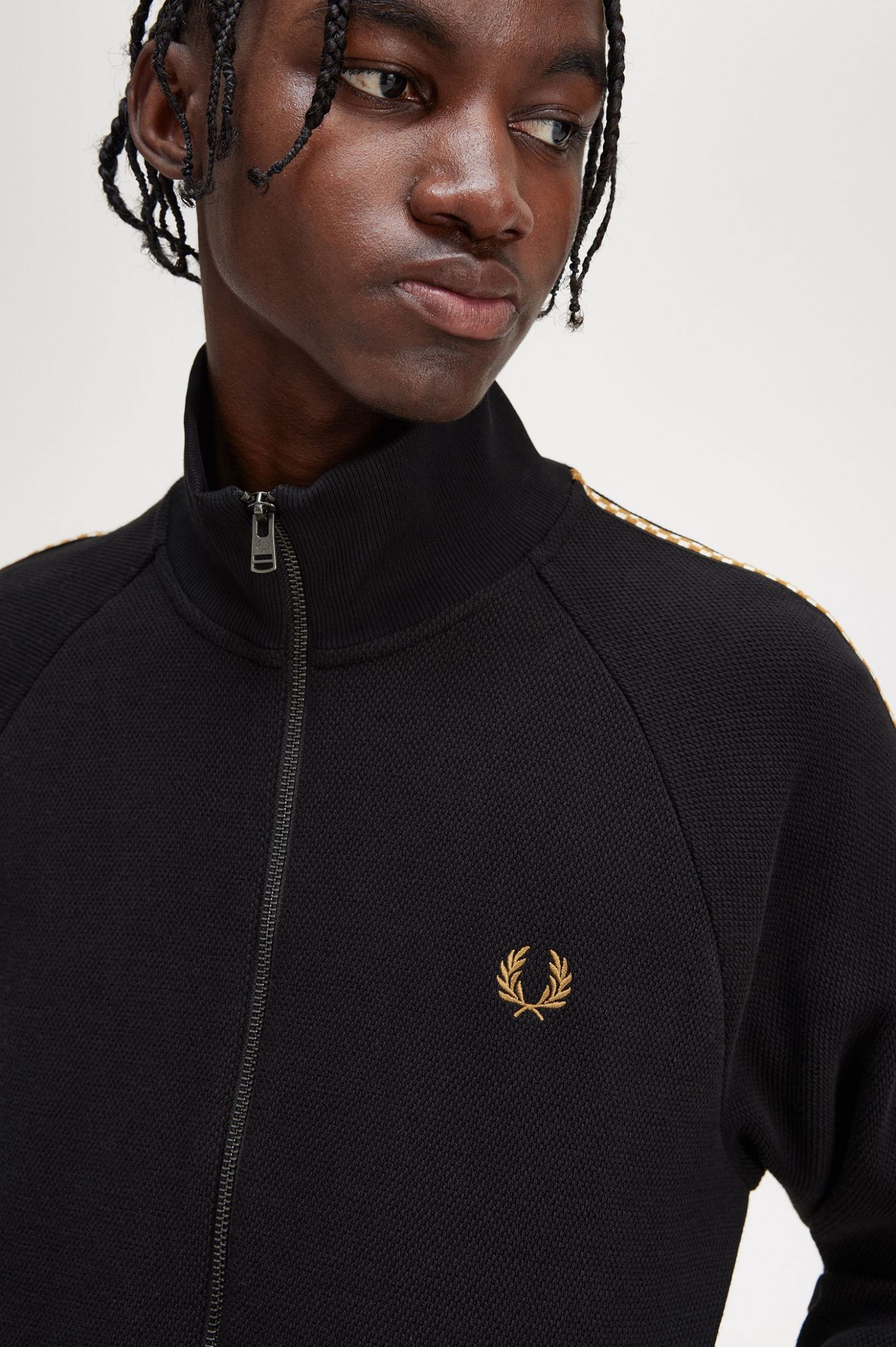 Chequerboard Tape Jacket Navy / Navy