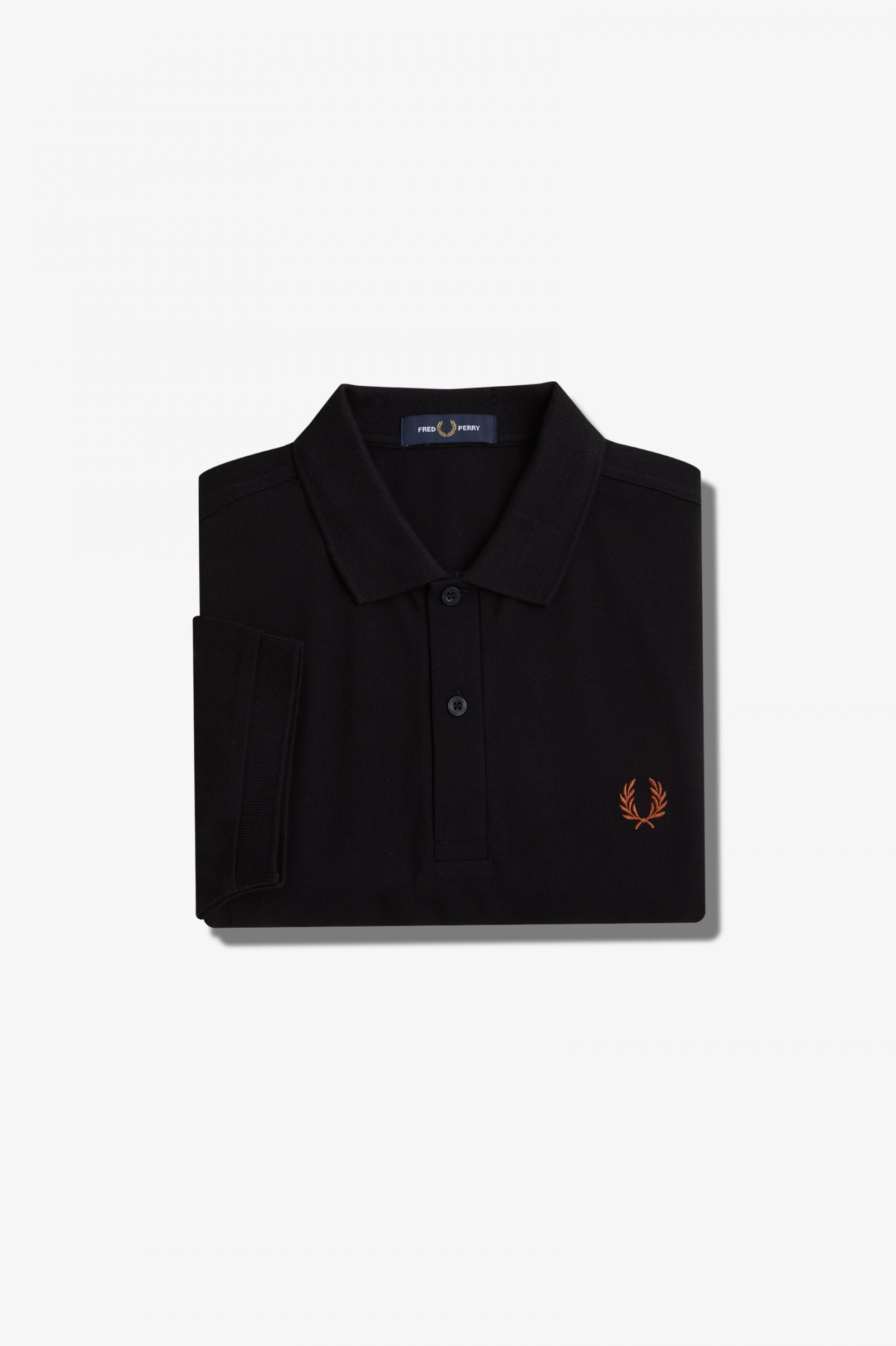 The Fred Perry ShirtM6000 Black / Whisky Brown