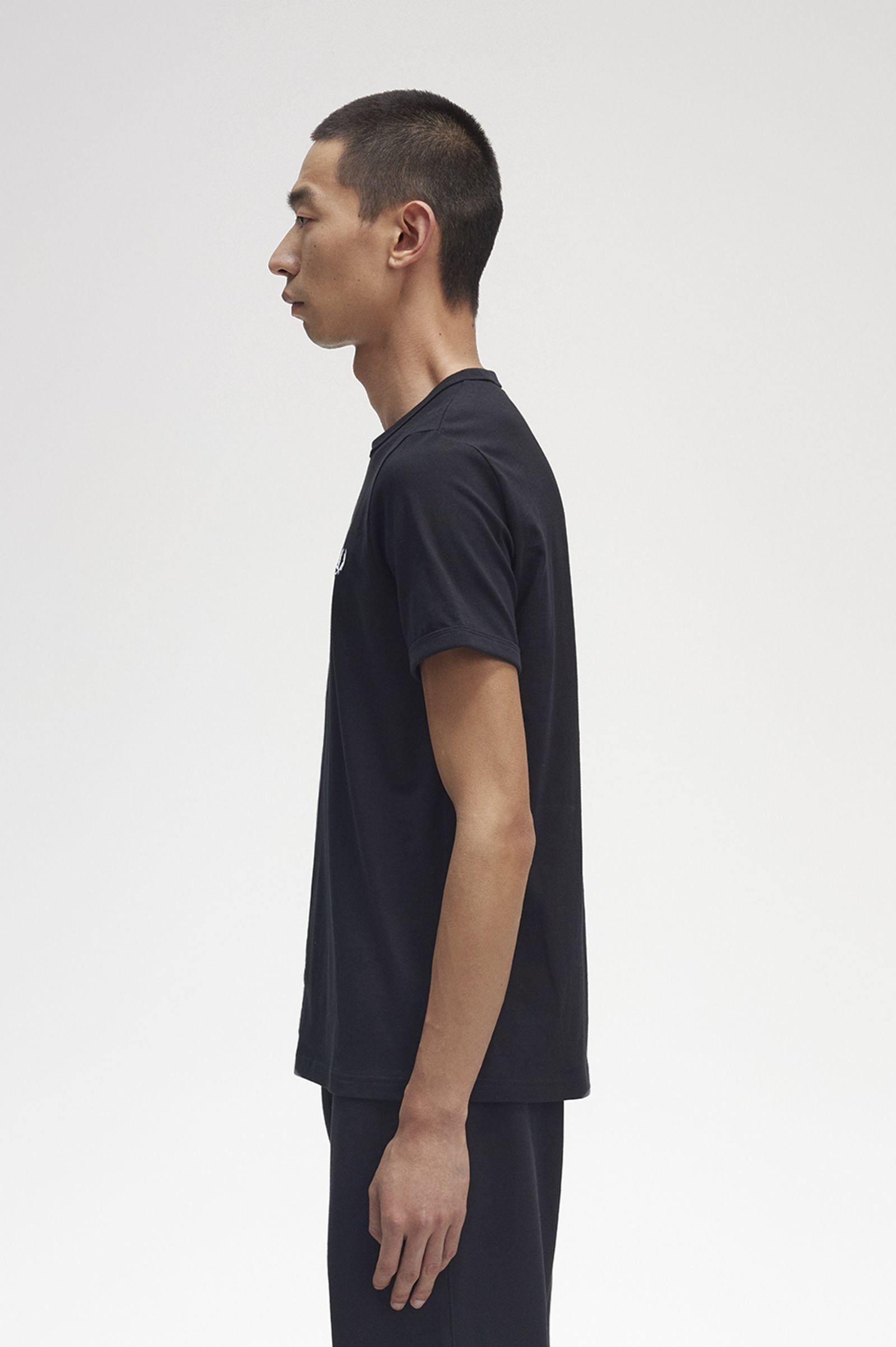 Ringer T-Shirt Black