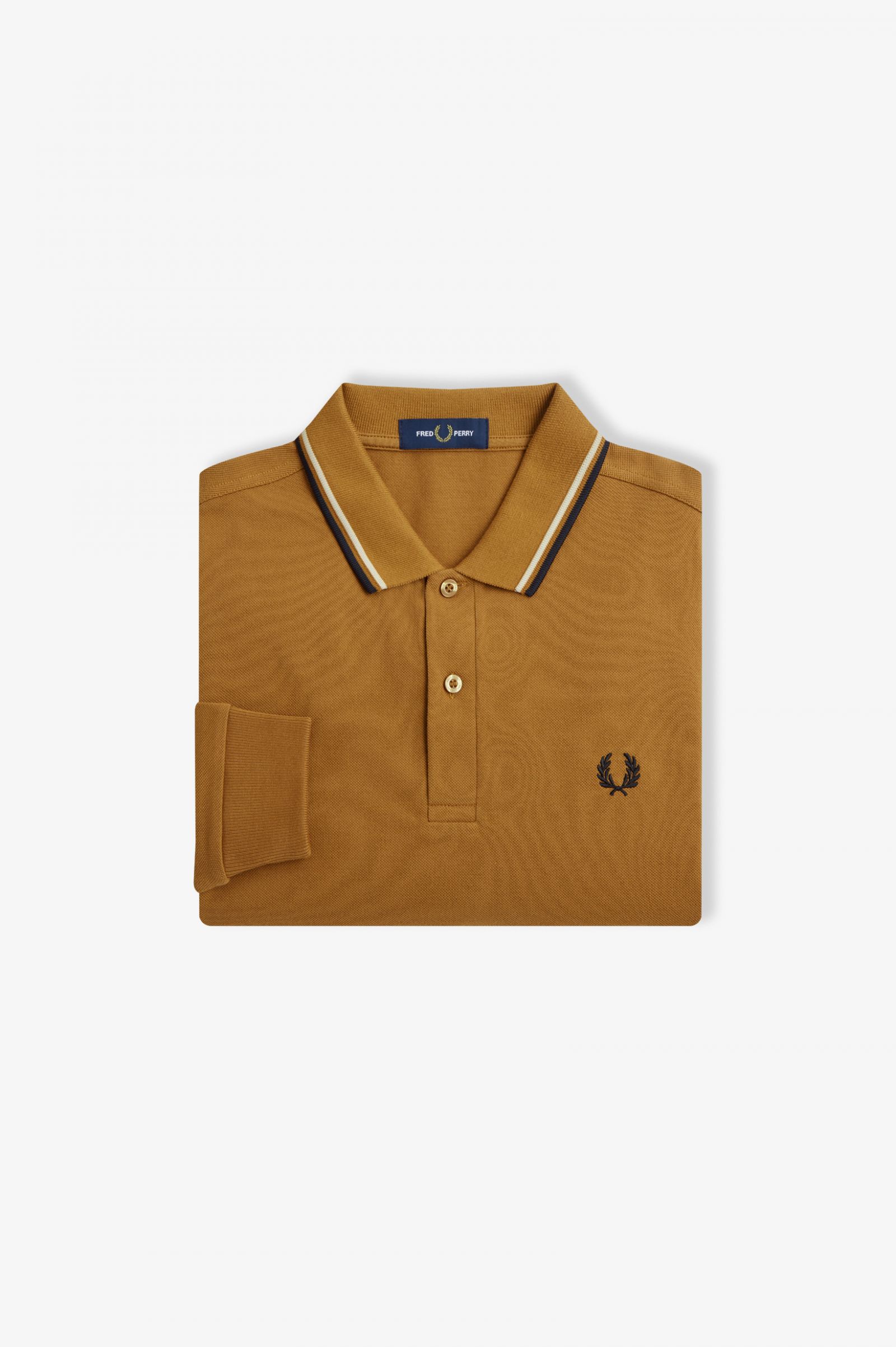 The Fred Perry ShirtM3636 Dark Caramel / Oatmeal / Black