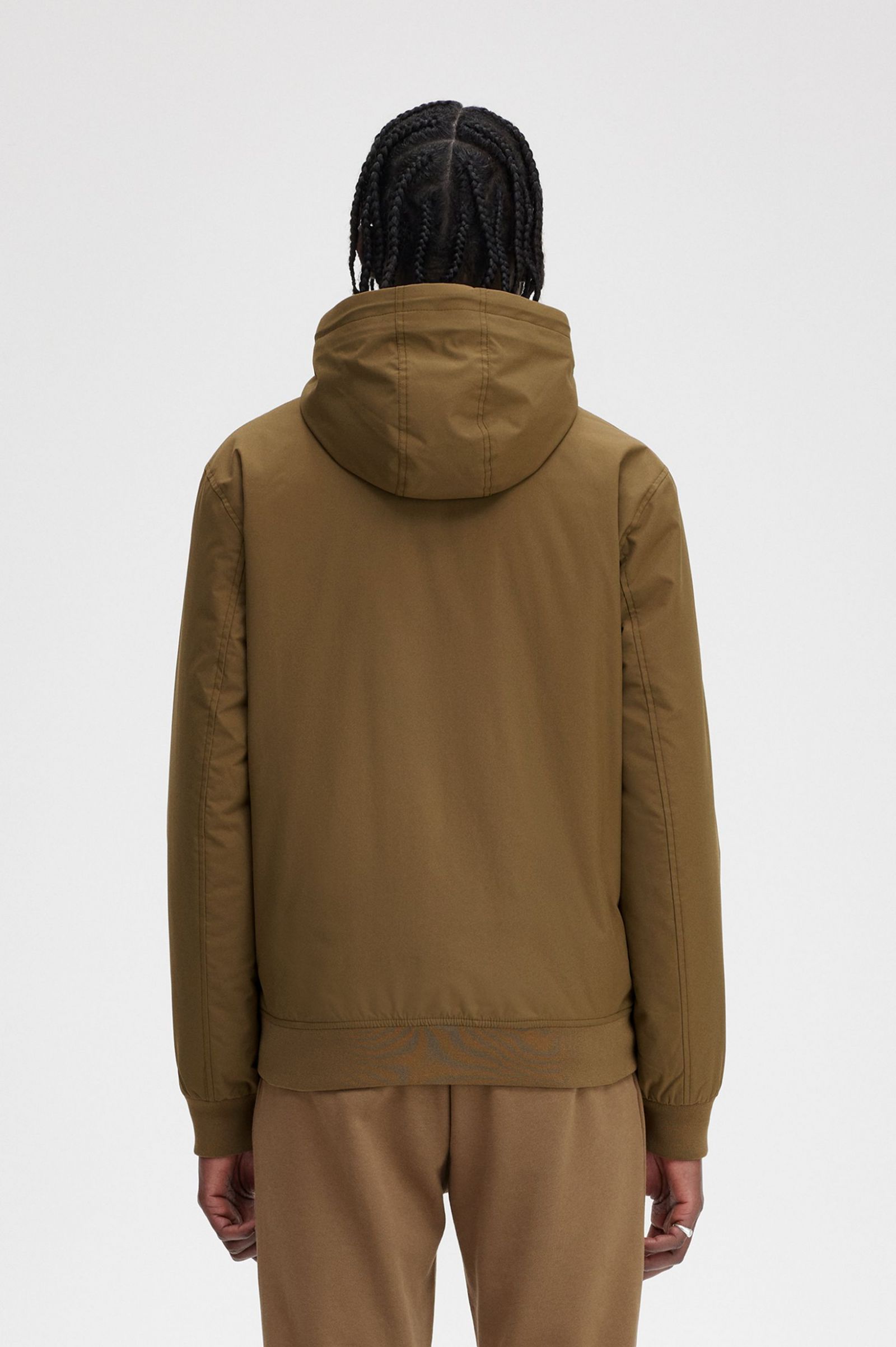 Padded Hooded Brentham Jacket Shaded Stone