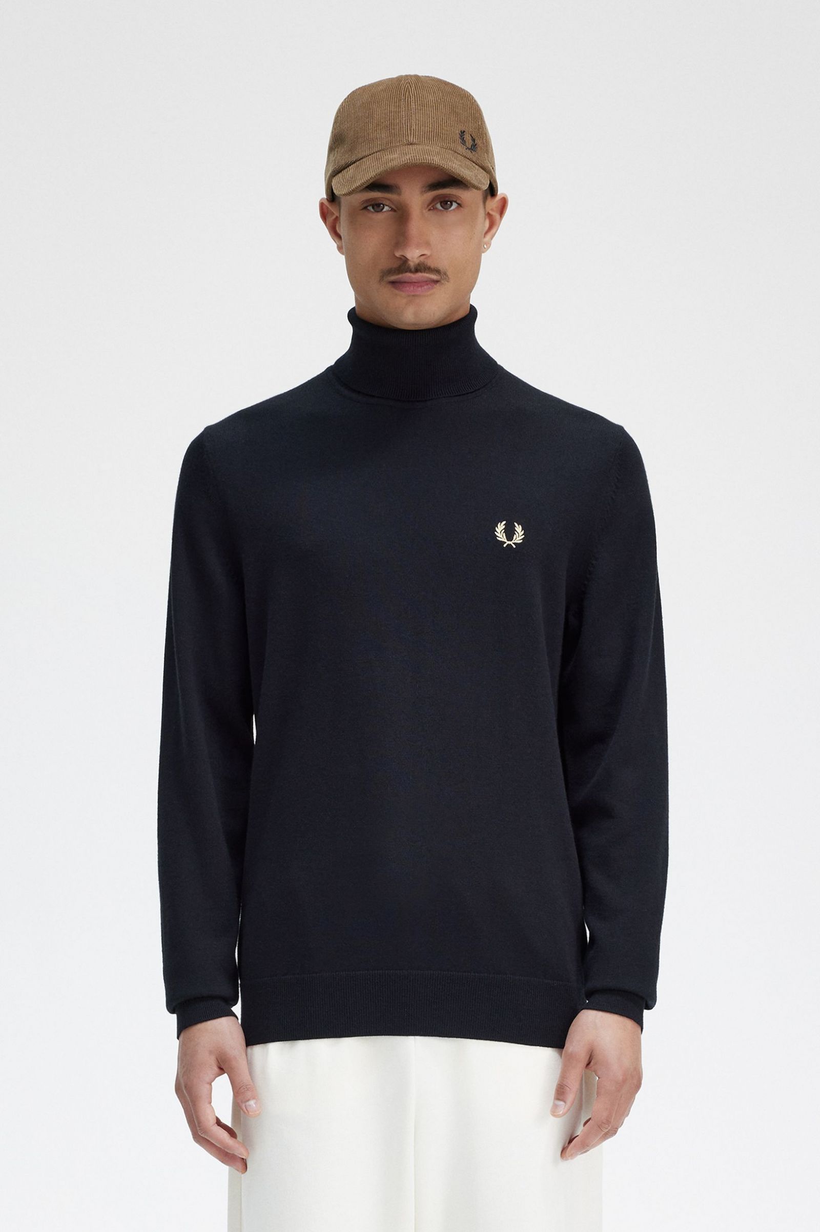 Roll Neck Jumper Black