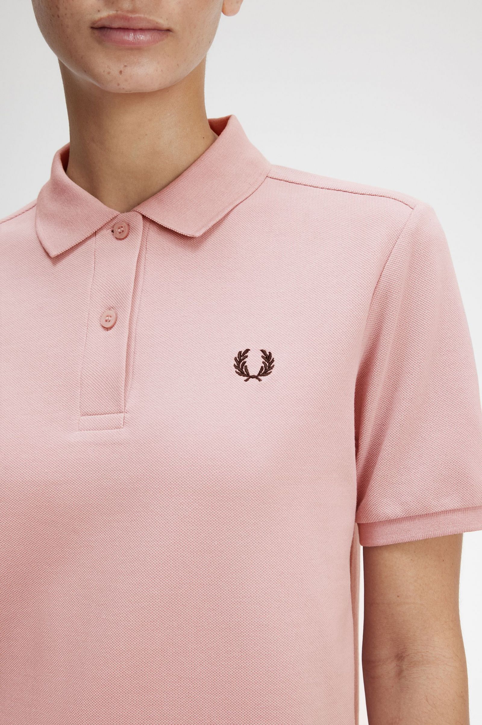 The Fred Perry ShirtG6000 Dusty Rose Pink / Black