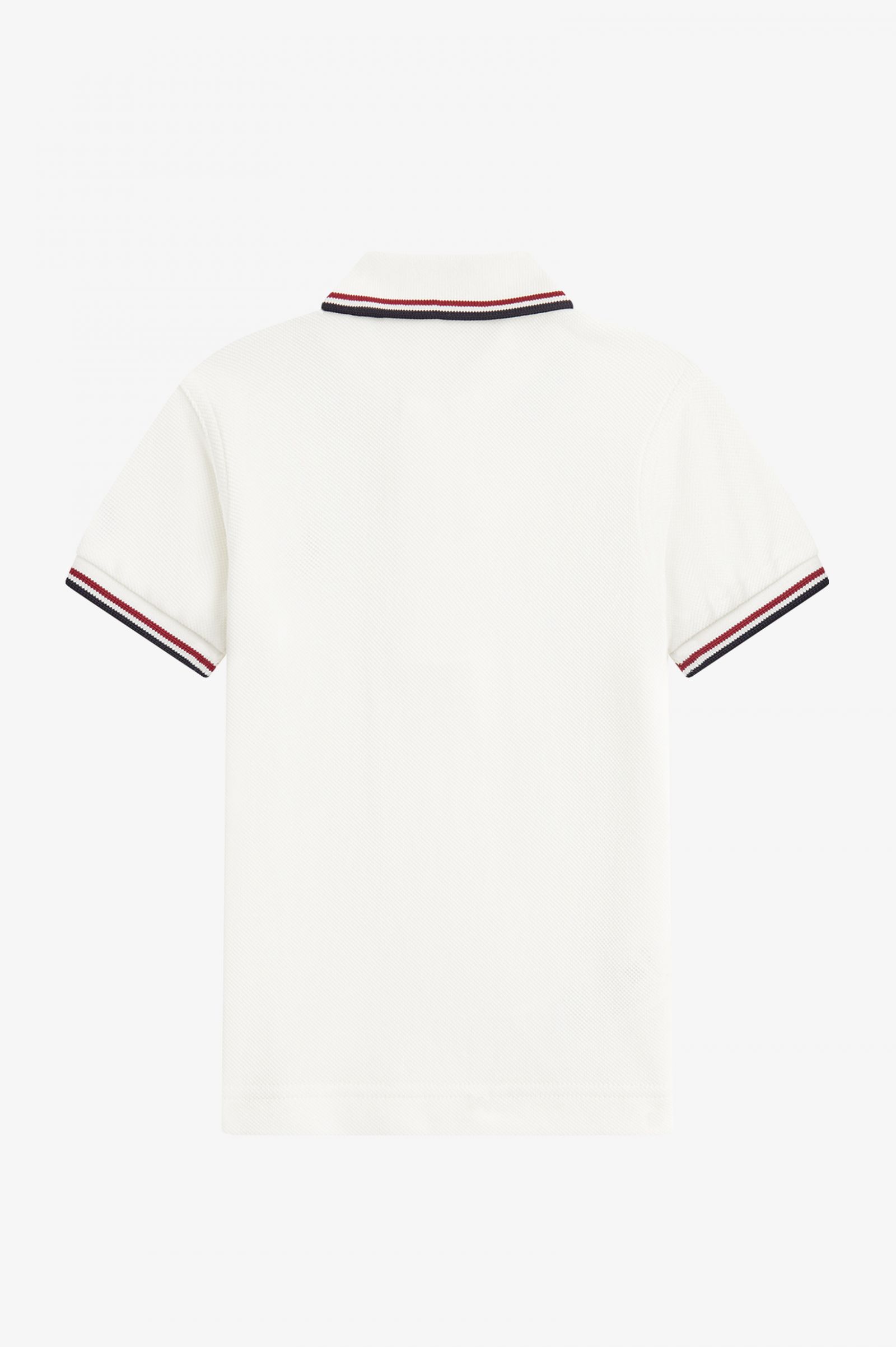 The Fred Perry ShirtMy First Fred Perry Shirt Snow White / Burnt Red / Navy