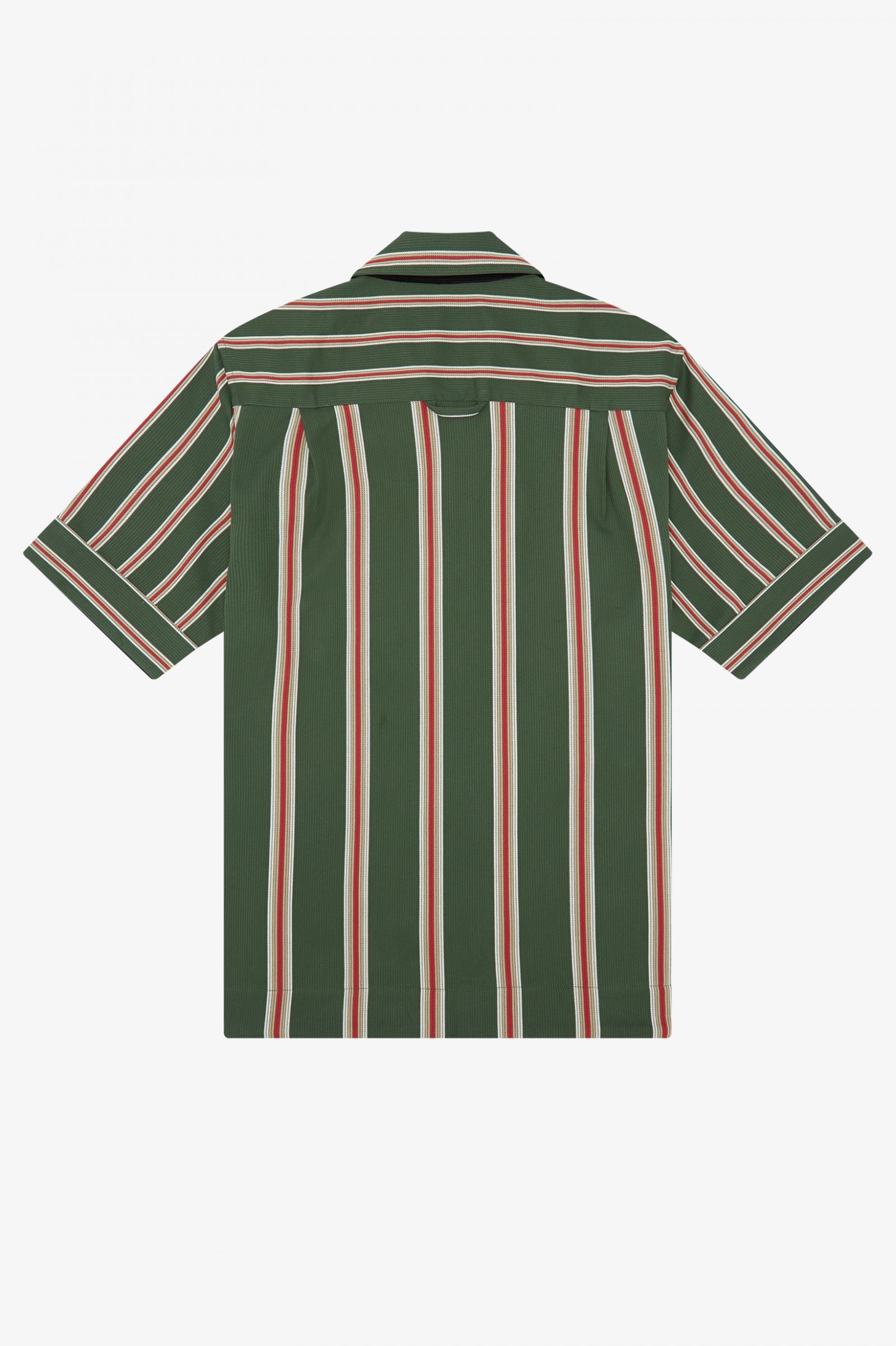 Nicholas DaleyVertical Stripe Shirt Black