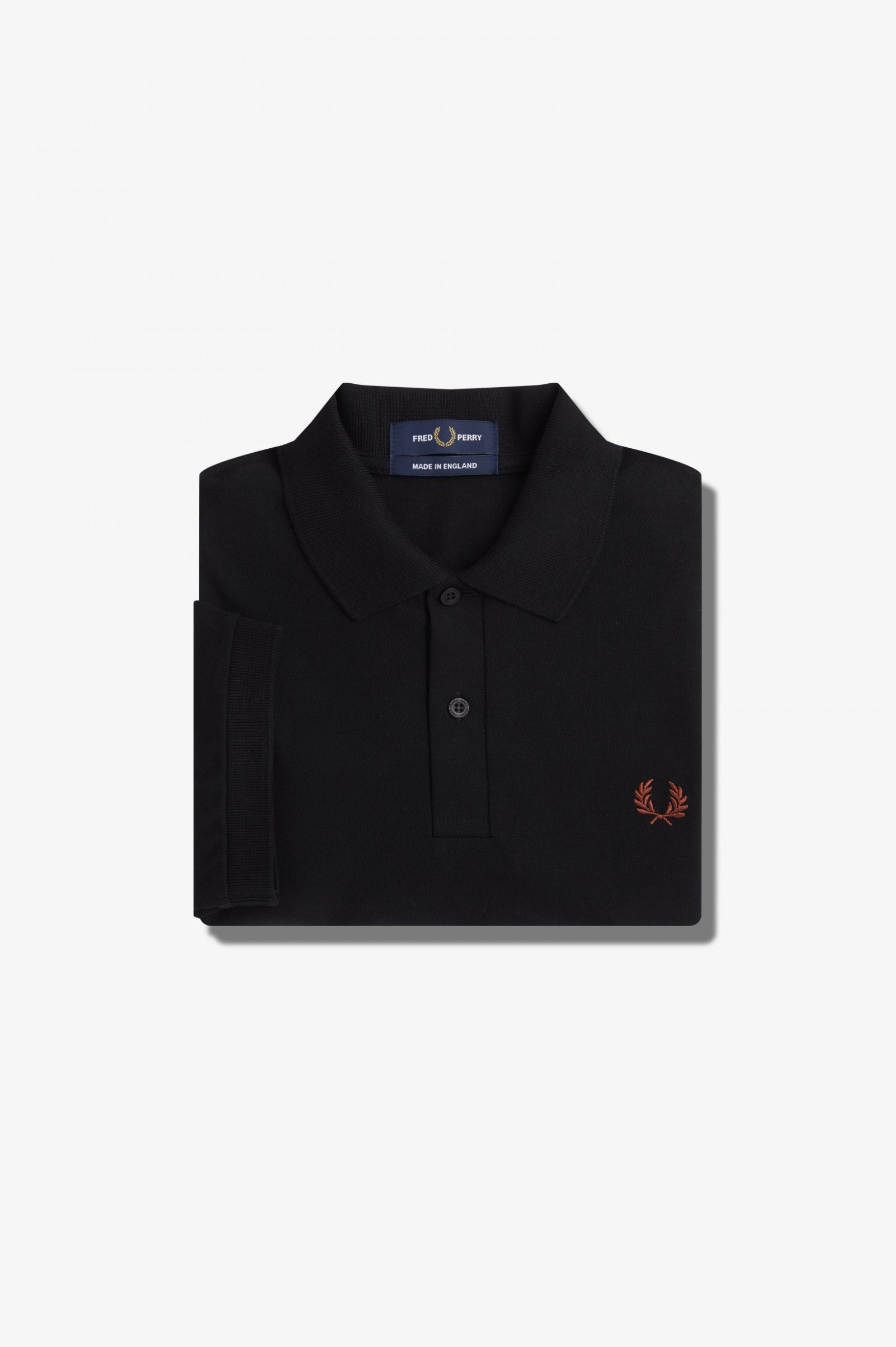 The Fred Perry ShirtM3 Black / Whisky Brown