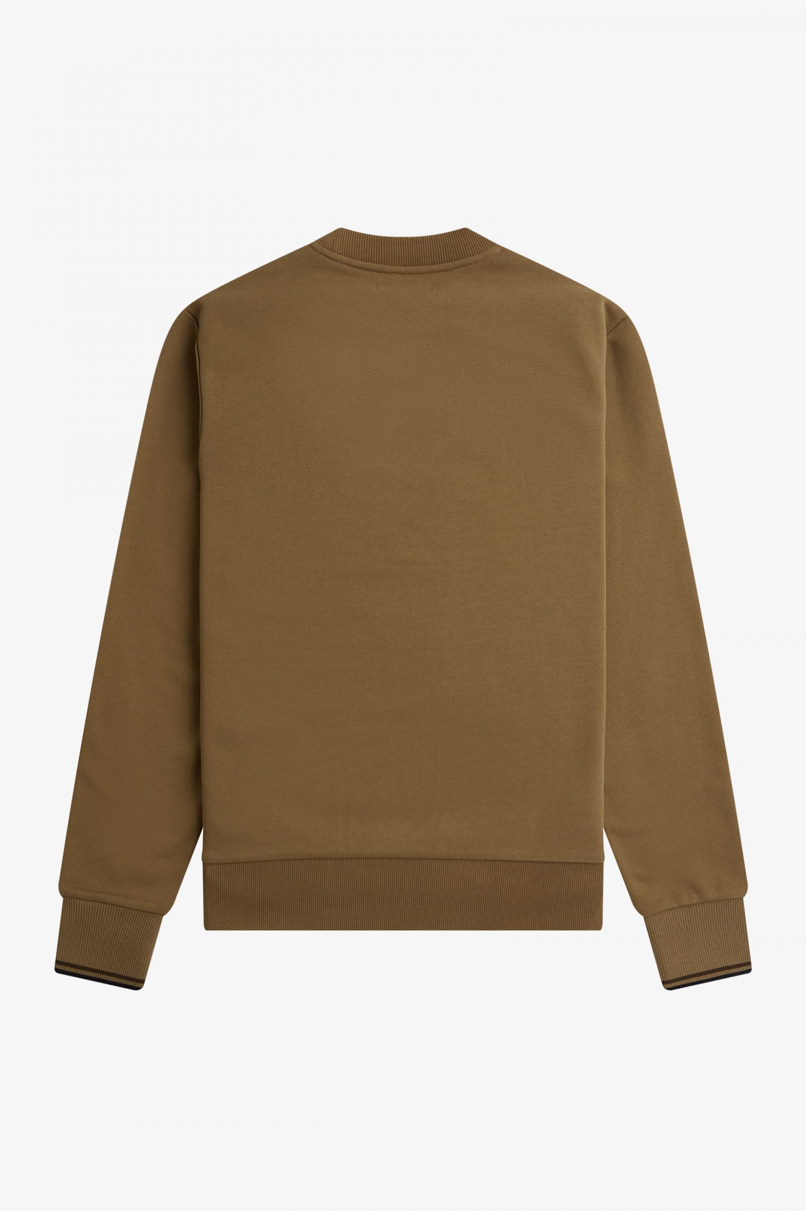 Crew Neck Sweatshirt Shaded Stone / Burnt Tobacco