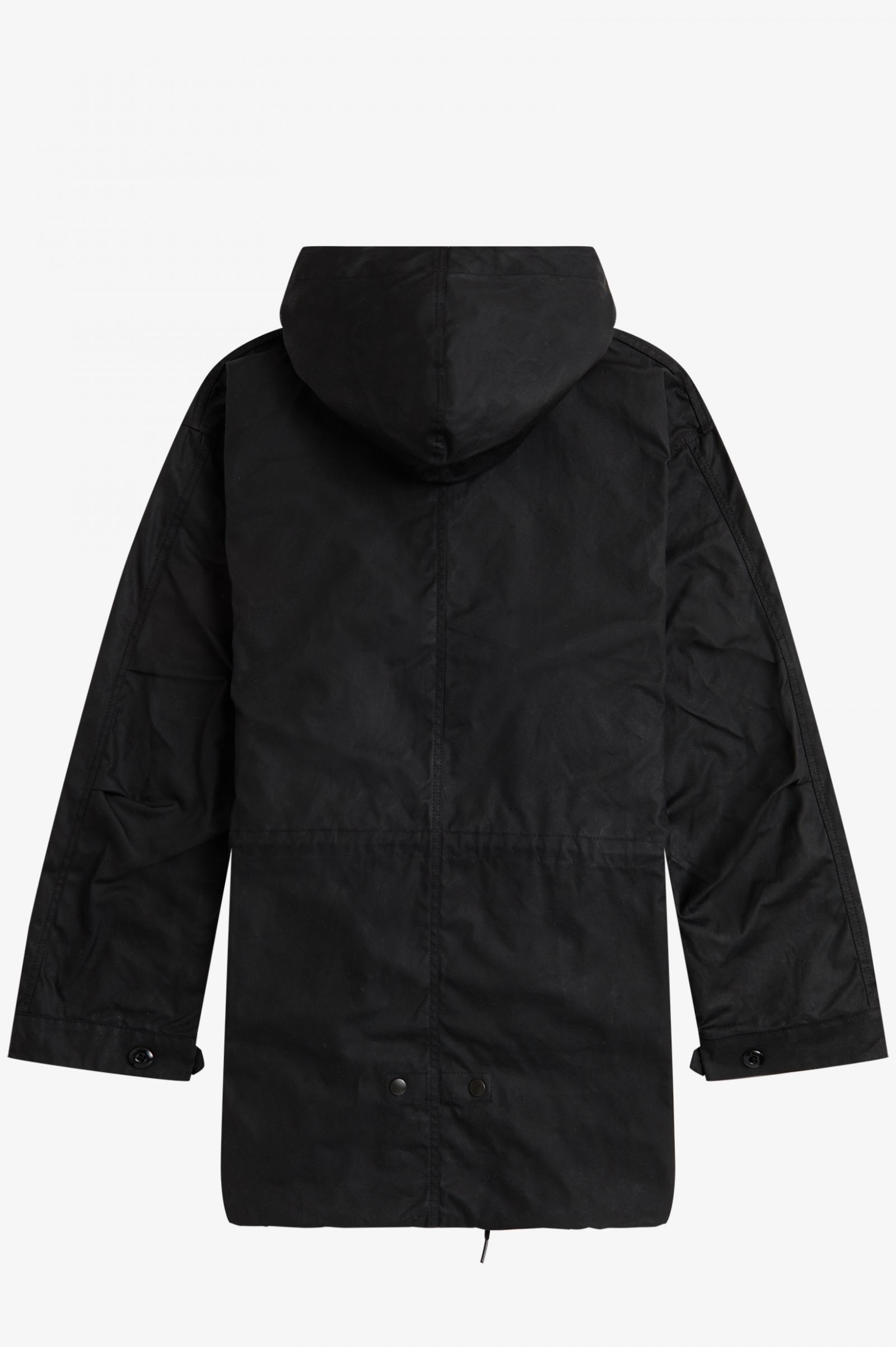 Made In EnglandWaxed Cotton Parka Black