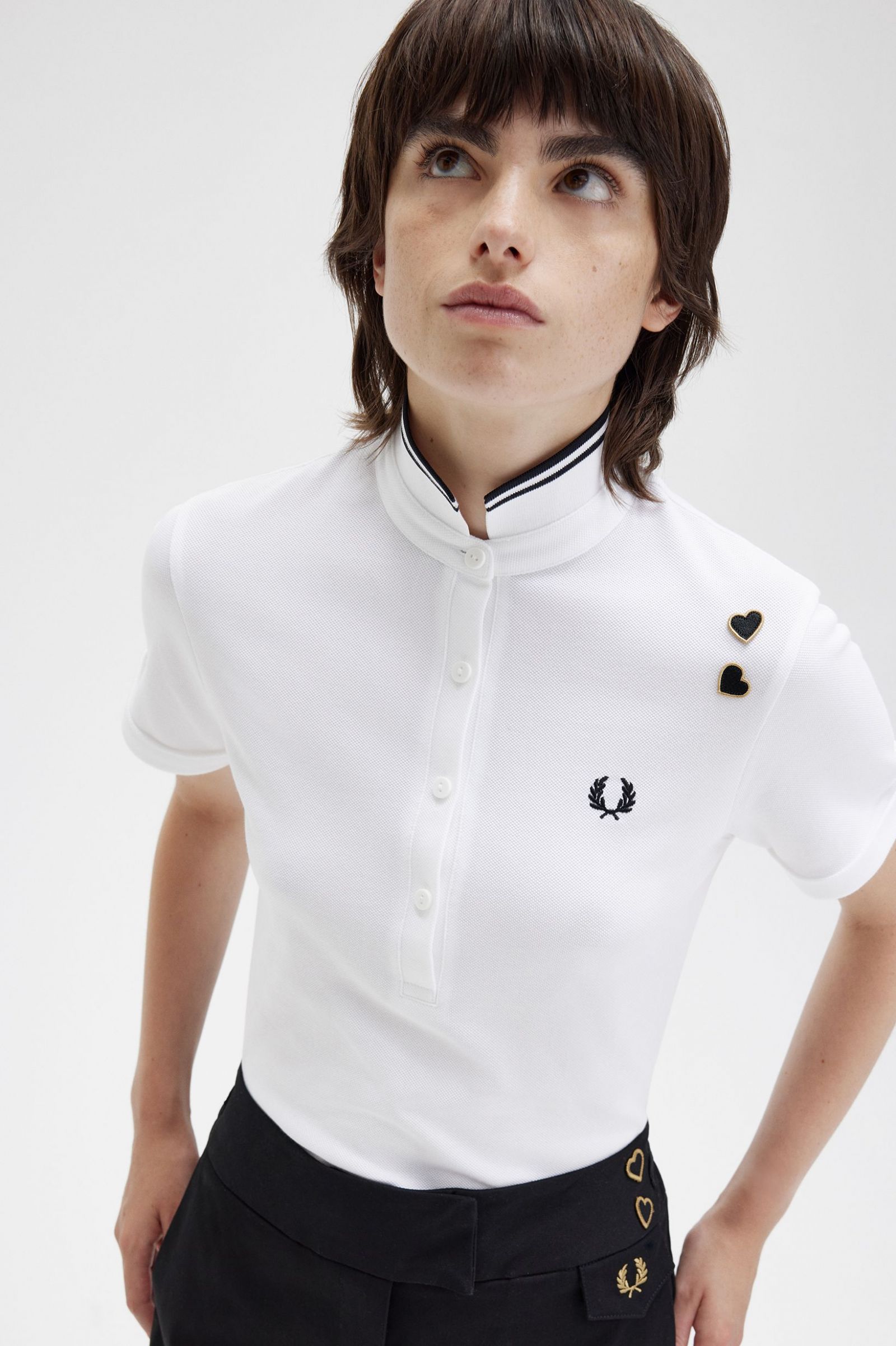 Amy Winehouse FoundationAmy Fred Perry Shirt White