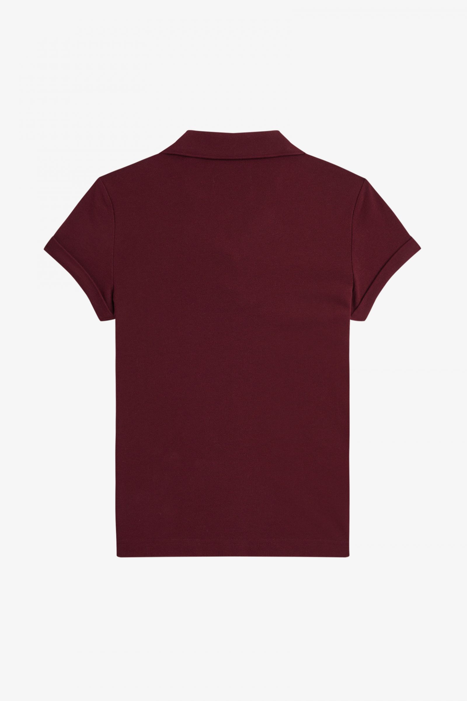 Amy Winehouse FoundationOpen-Collar Pique Shirt Oxblood