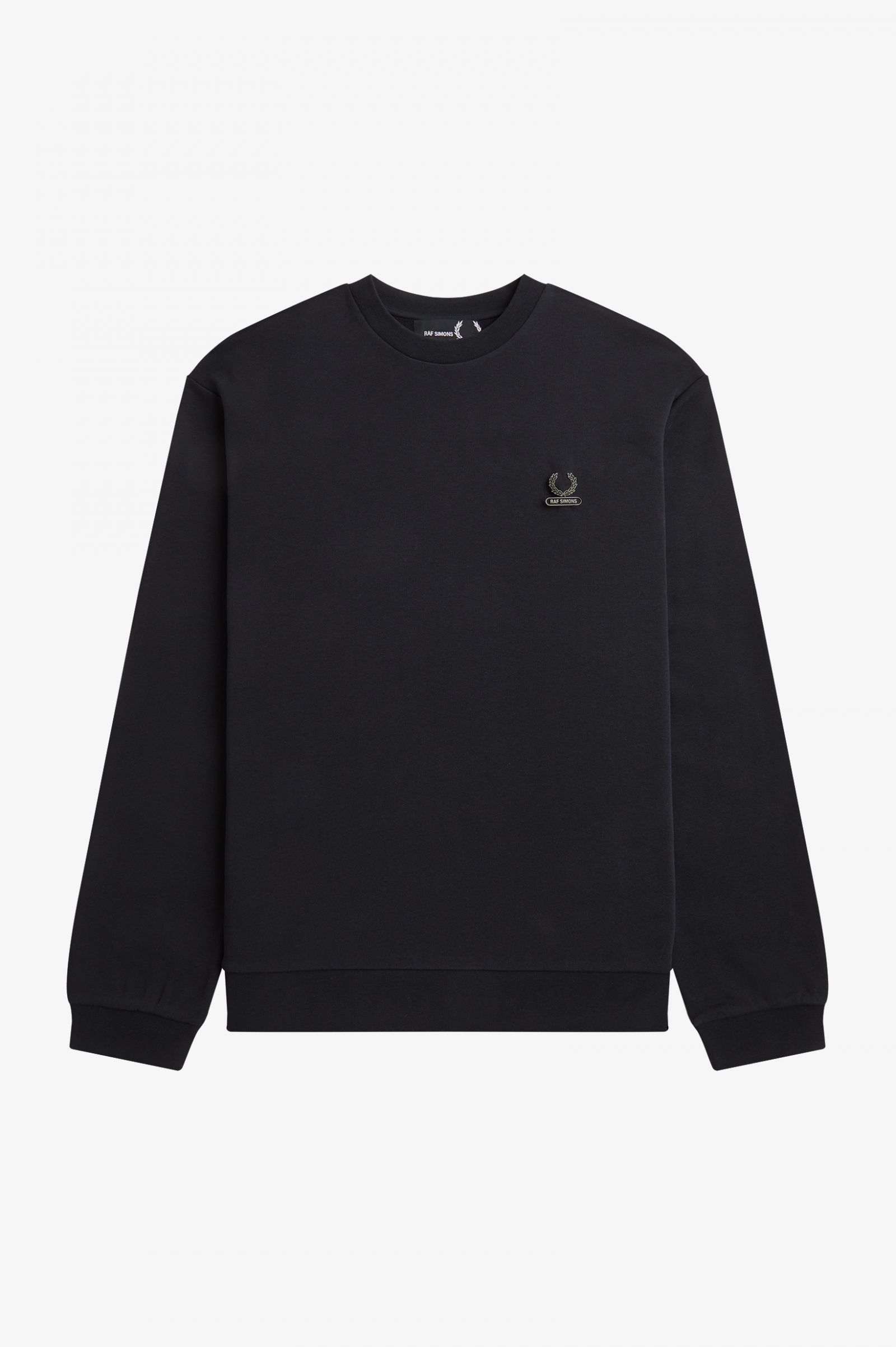 Raf SimonsEmbroidered Sweatshirt Black