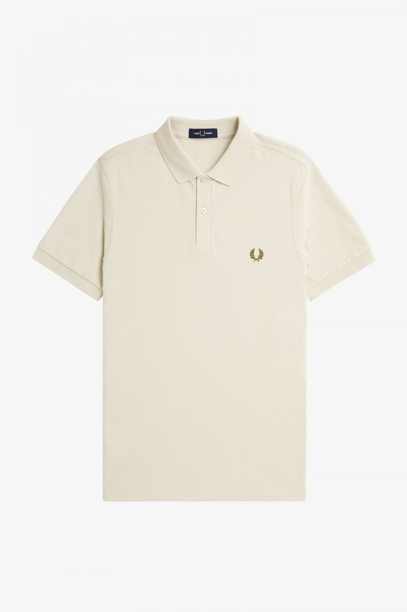 The Fred Perry ShirtM6000 Ecru / Dark Caramel
