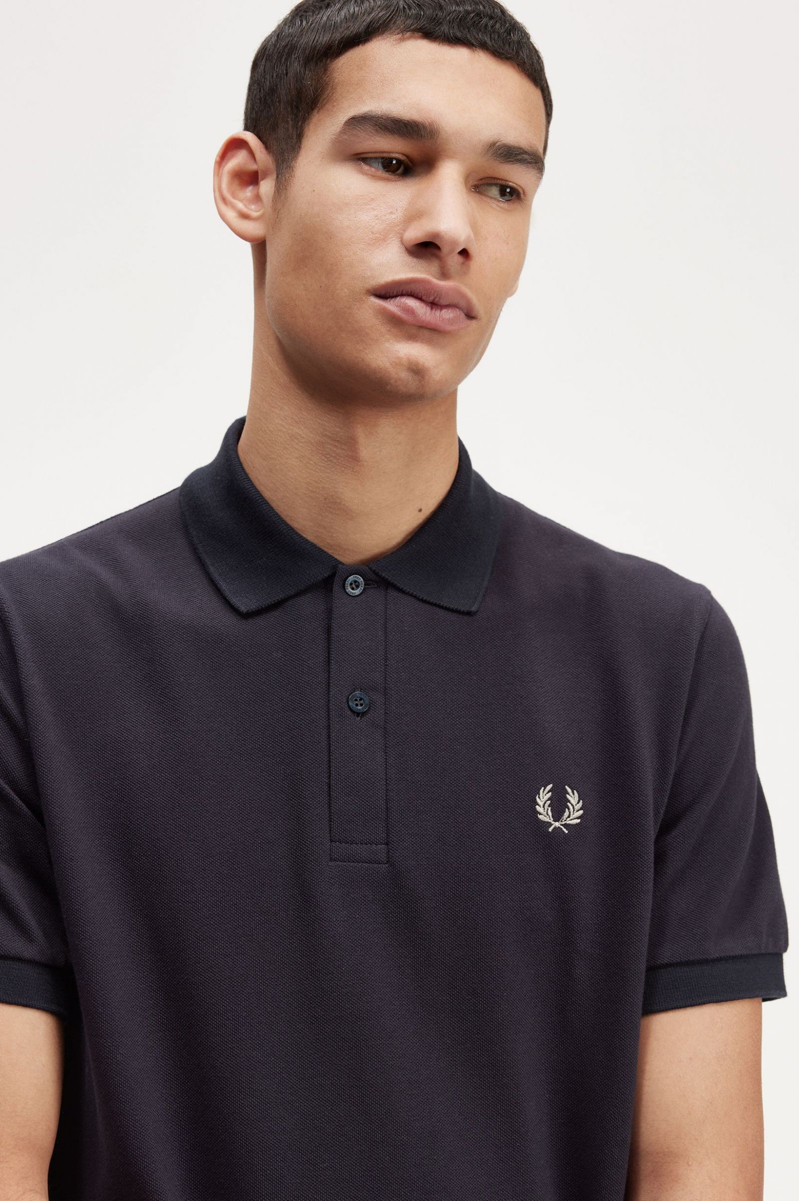 The Fred Perry ShirtM3 Navy / Light Oyster